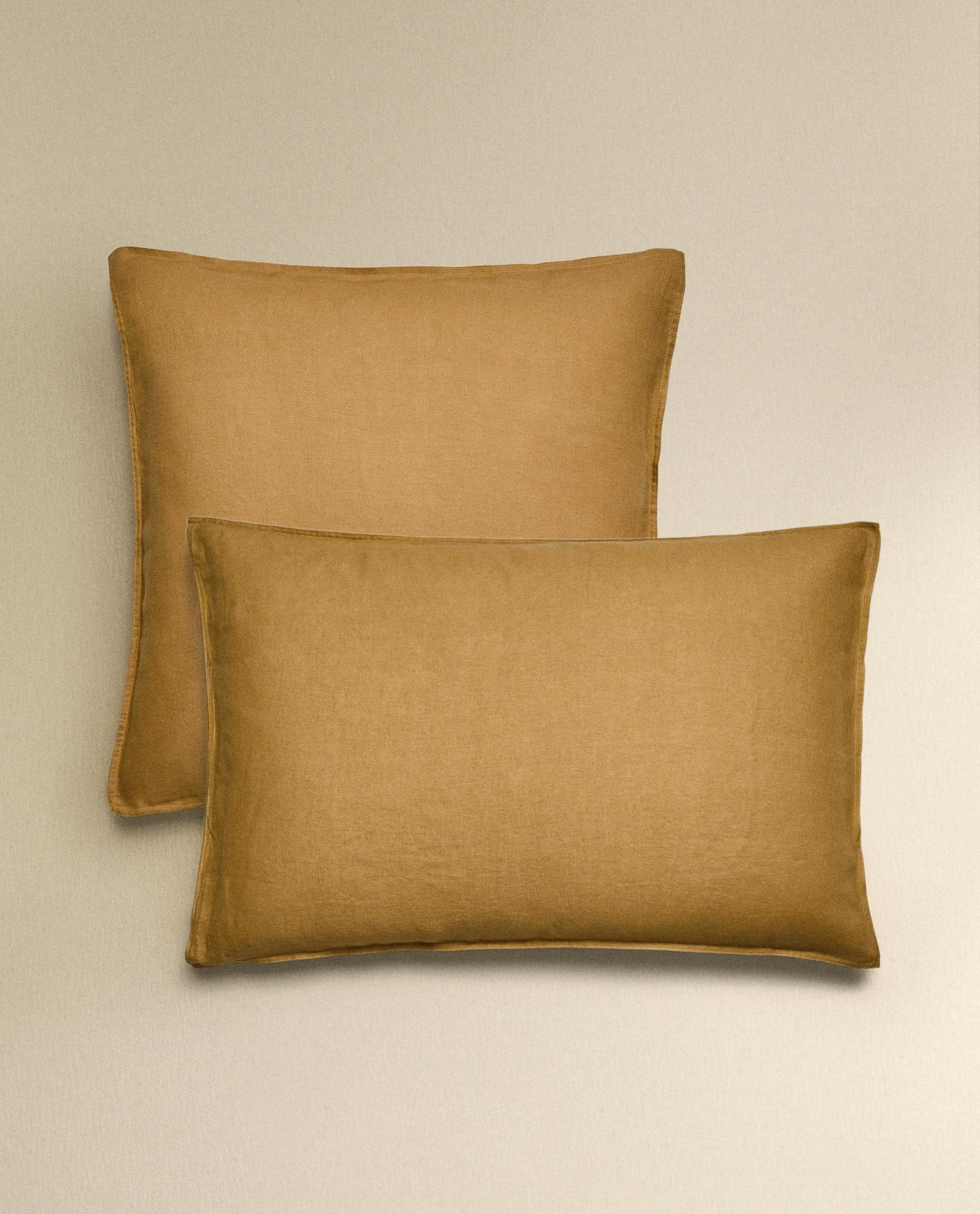 (140 GSM) WASHED LINEN PILLOWCASE (140 GSM) WASHED LINEN PILLOWCASE