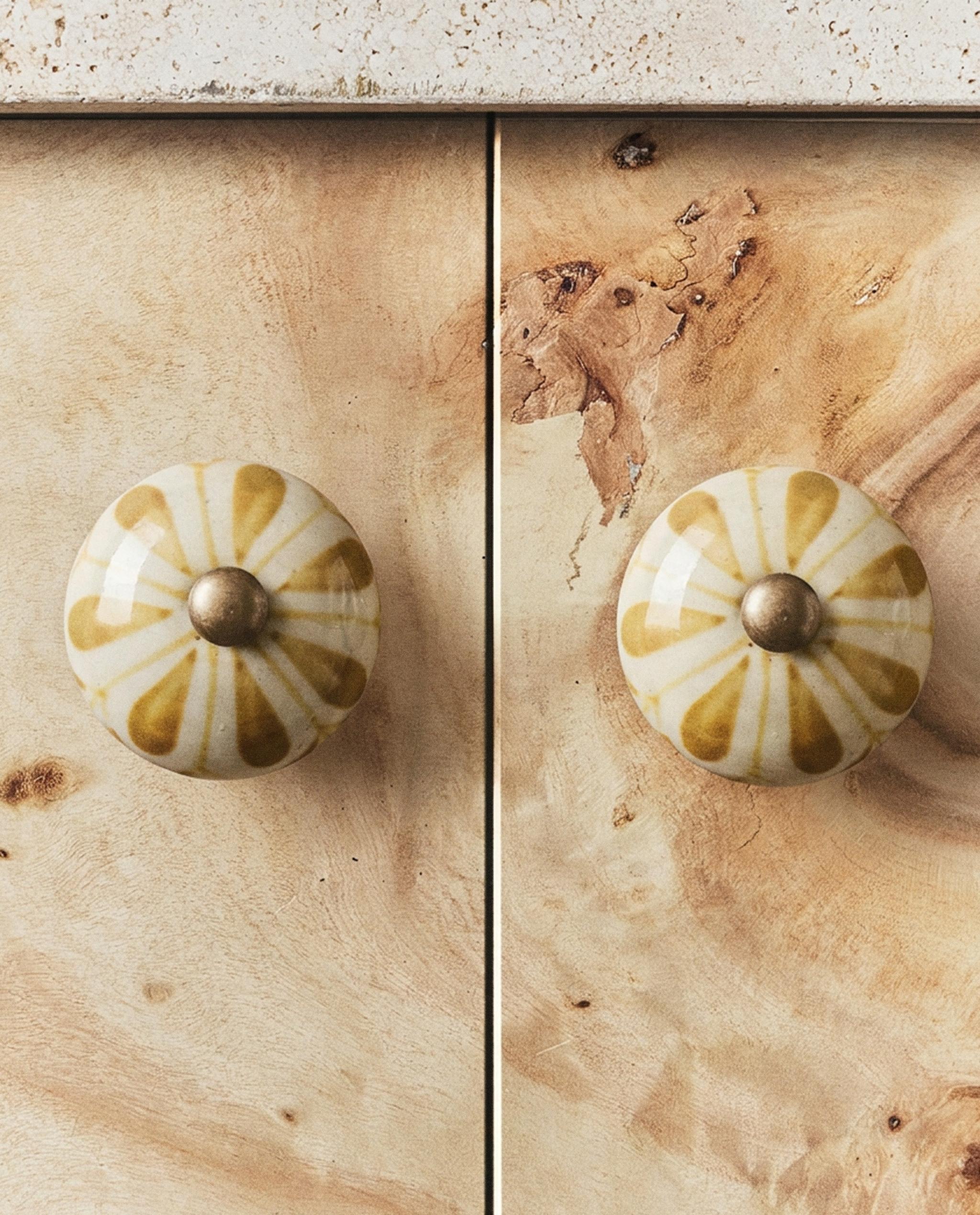 セラミックフラワーノブ x 2個セット | Zara Home 日本/Japan