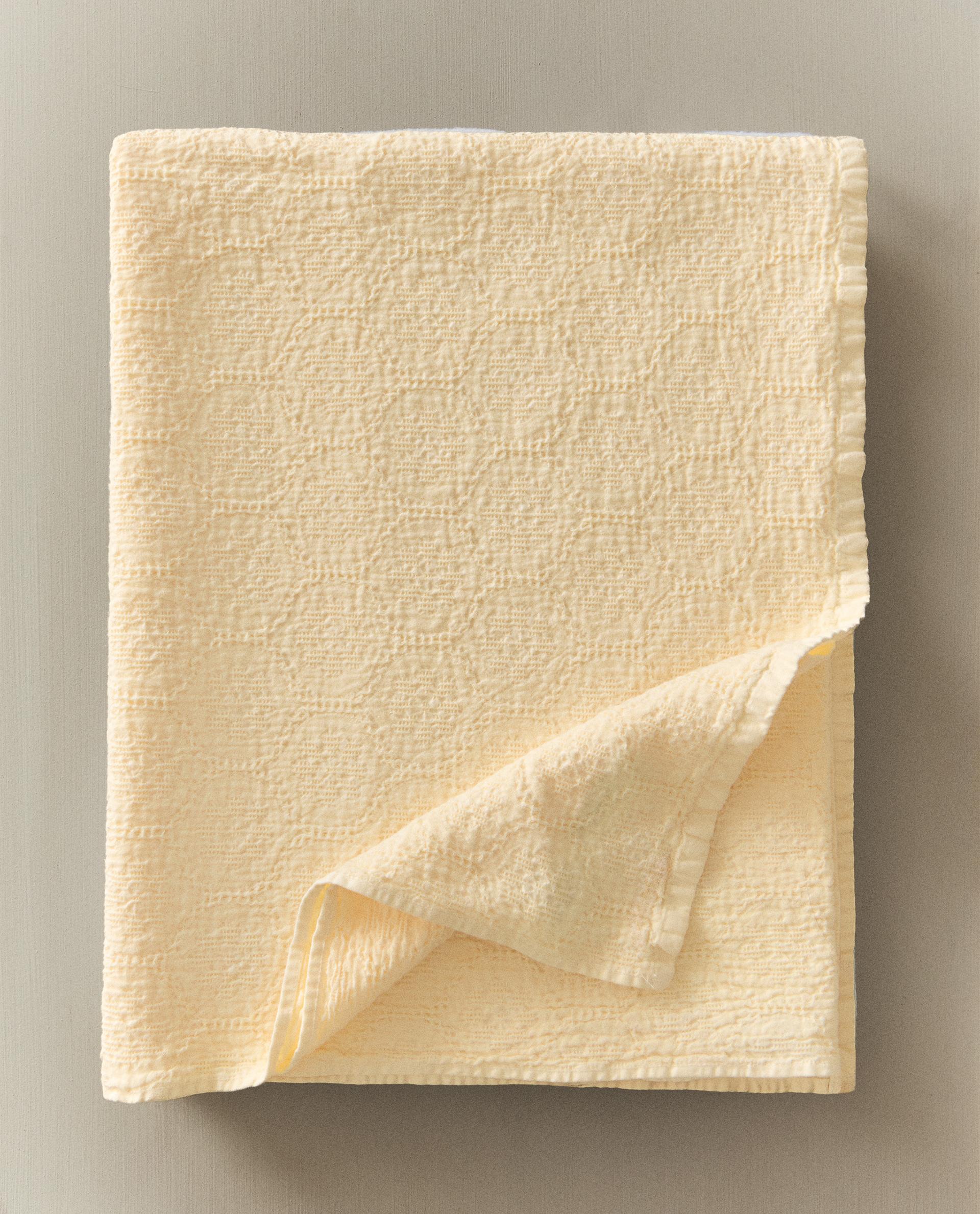 TOALHA DE BANHO MINI WAFFLE FLORAL TOALHA DE BANHO MINI WAFFLE FLORAL