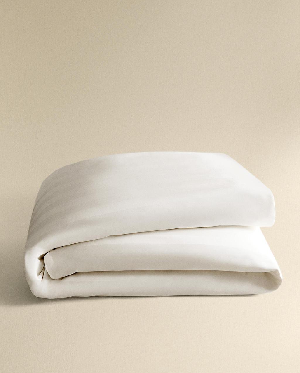 BETTBEZUG AUS SATIN MIT STREIFEN (FADENDICHTE 500)