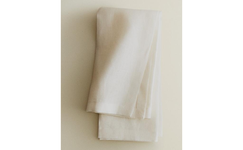 PACK SERVILLETAS LINO COLOR LISO