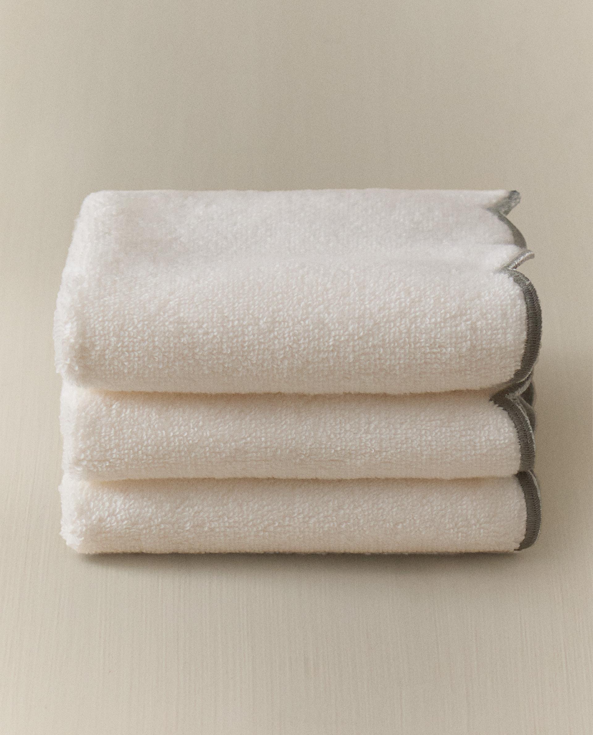 タオル ウェーブディテール（3枚セット） | Zara Home 日本/Japan