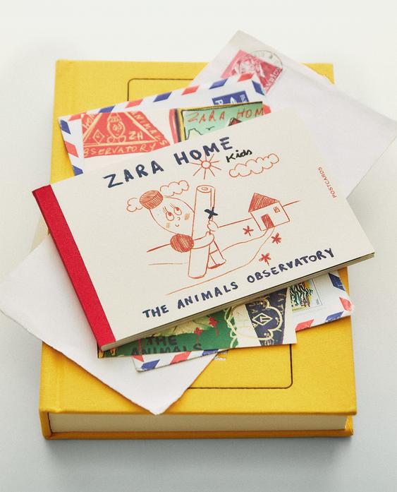 LIMONCELLA X THE ANIMALS OBSERVATORY POSTCARD NOTEBOOK LIMONCELLA X THE ANIMALS OBSERVATORY POSTCARD NOTEBOOK