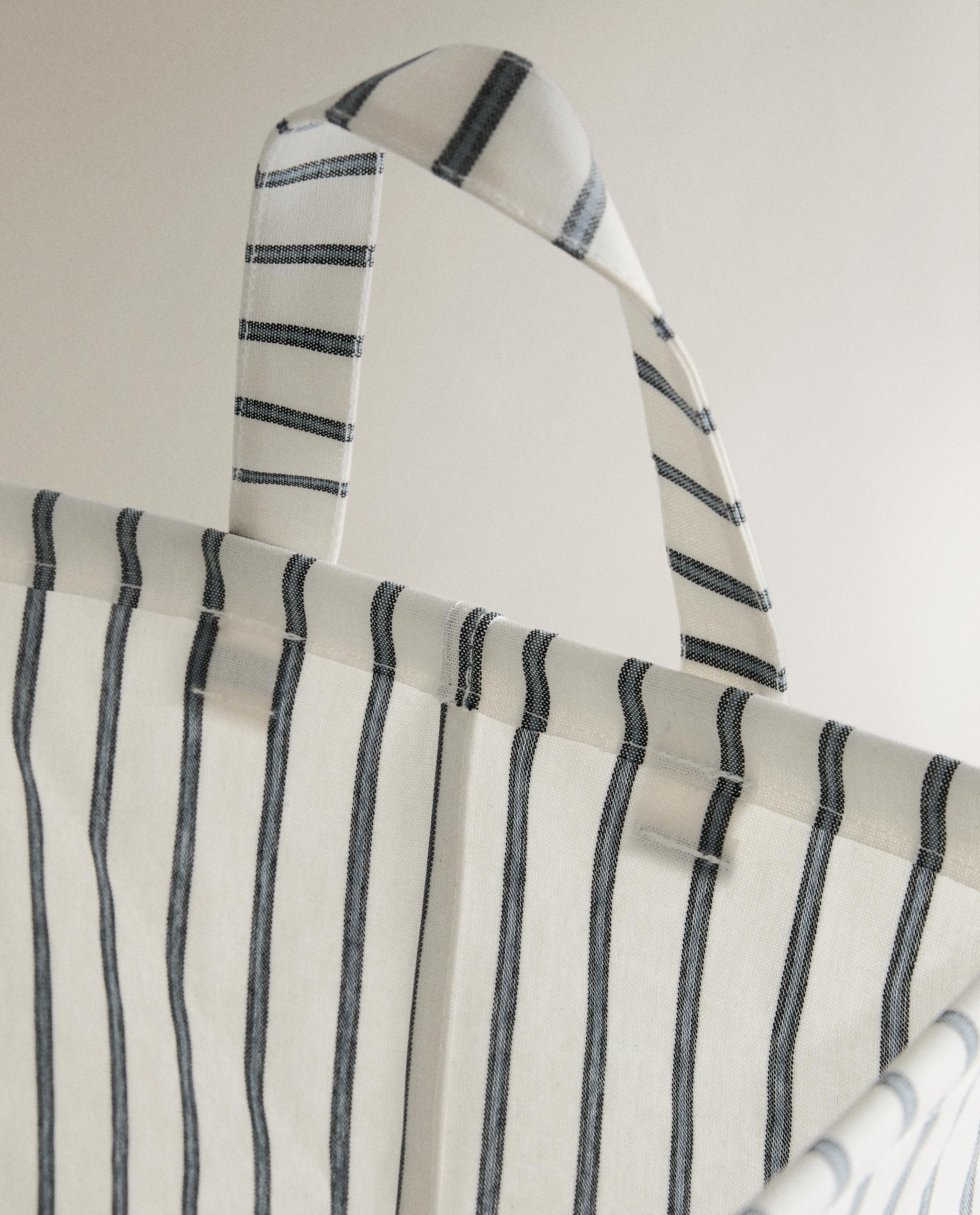 ストライプ ランドリーバスケット | Zara Home 日本/Japan
