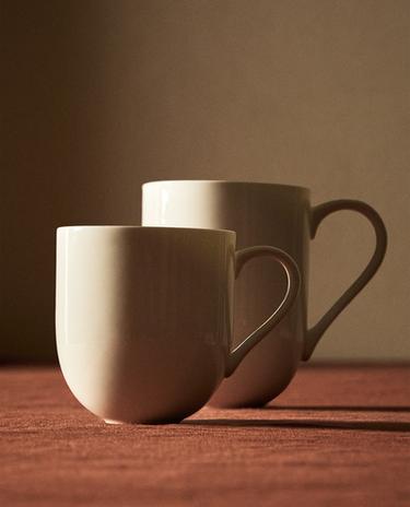 TAZA PORCELANA BLANCA