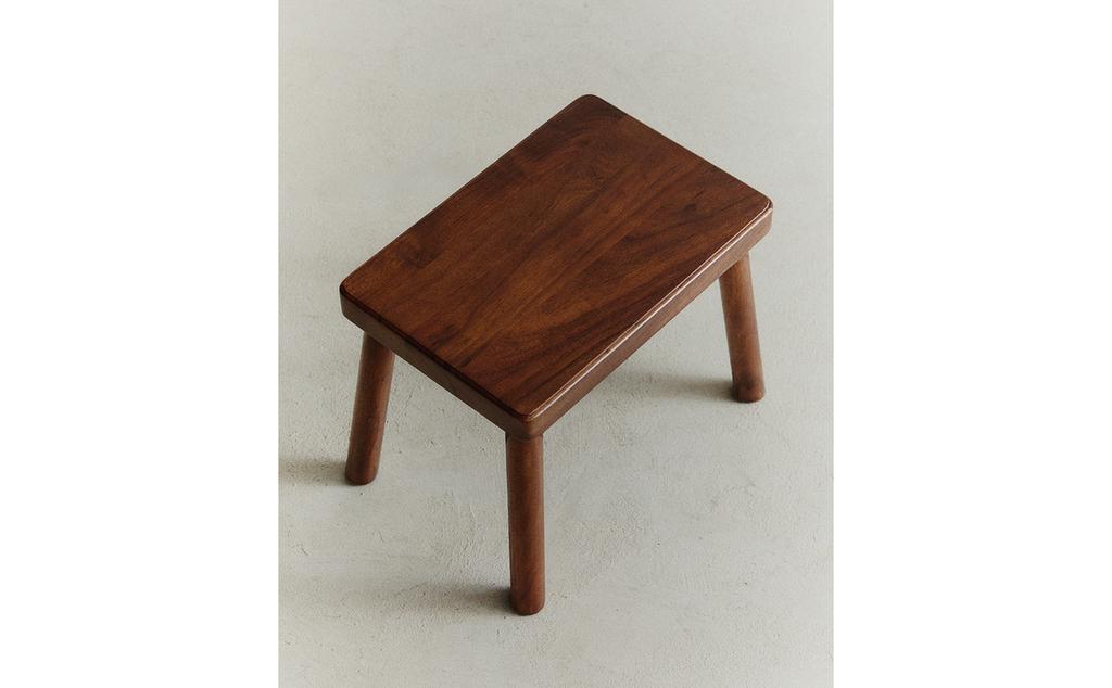 ACACIA WOOD STOOL