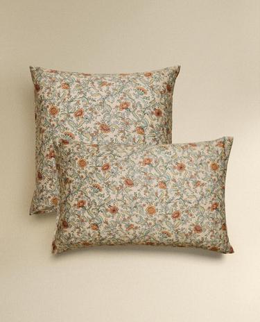 SARUNG BANTAL SATIN GAMBAR BUNGA (300 BENANG)