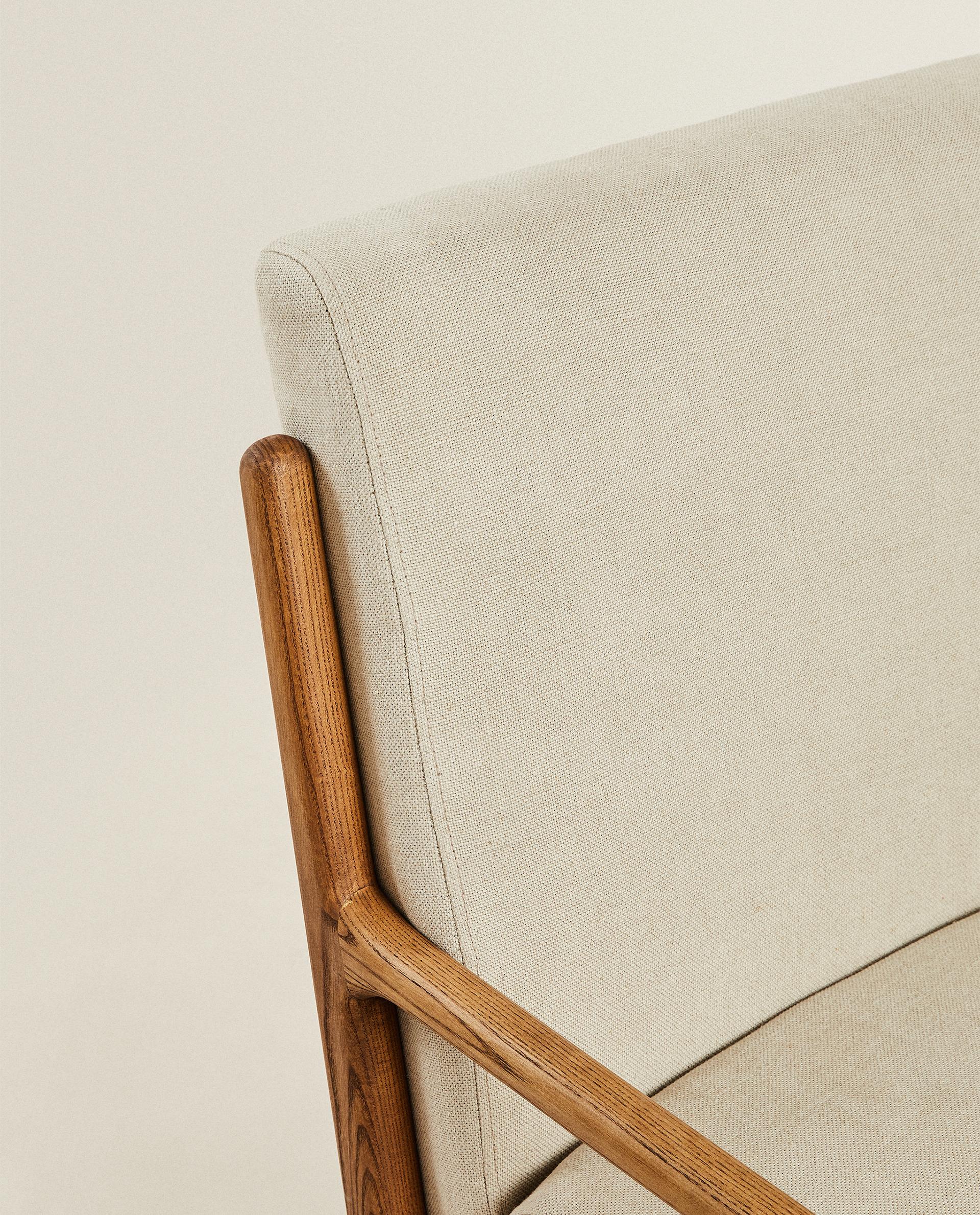 アッシュウッド＆リネン アームチェア | Zara Home 日本/Japan
