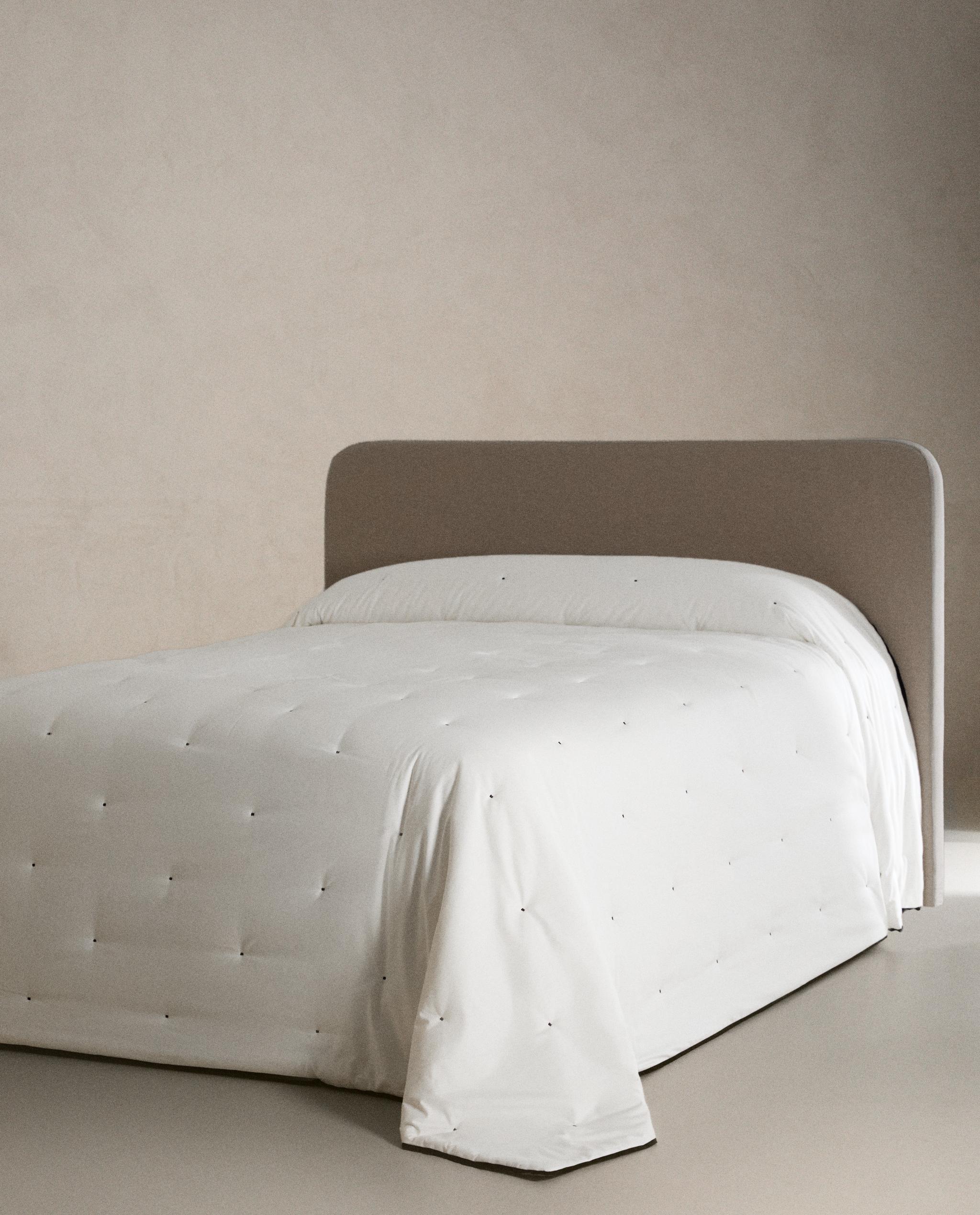 サテンリネン ドット ベッドカバー | Zara Home 日本/Japan