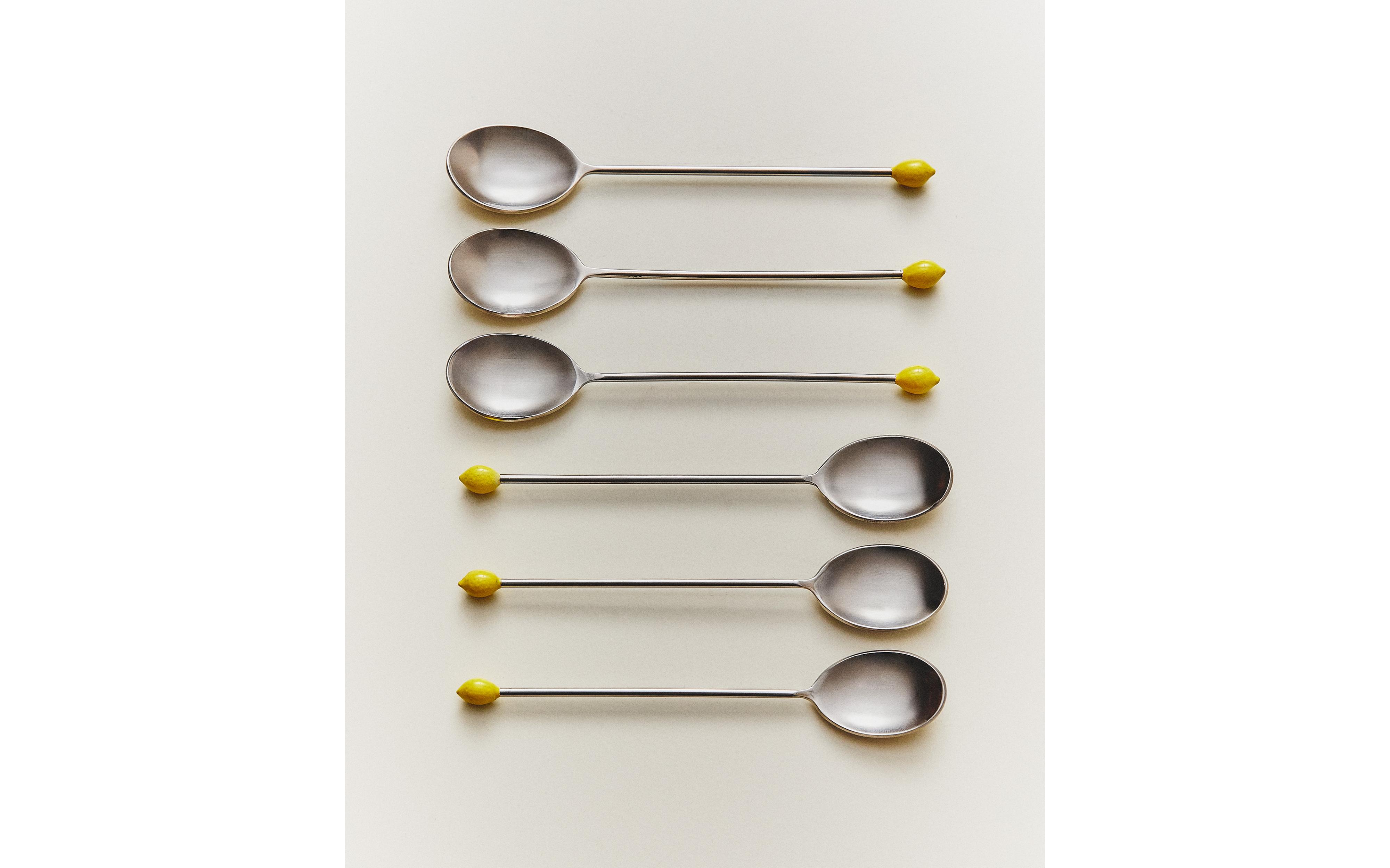 PACK OF STEEL LEMON DESSERT SPOONS (PACK OF 6) product thumbnail 8