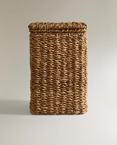 SQUARE BATHROOM TRASH CAN