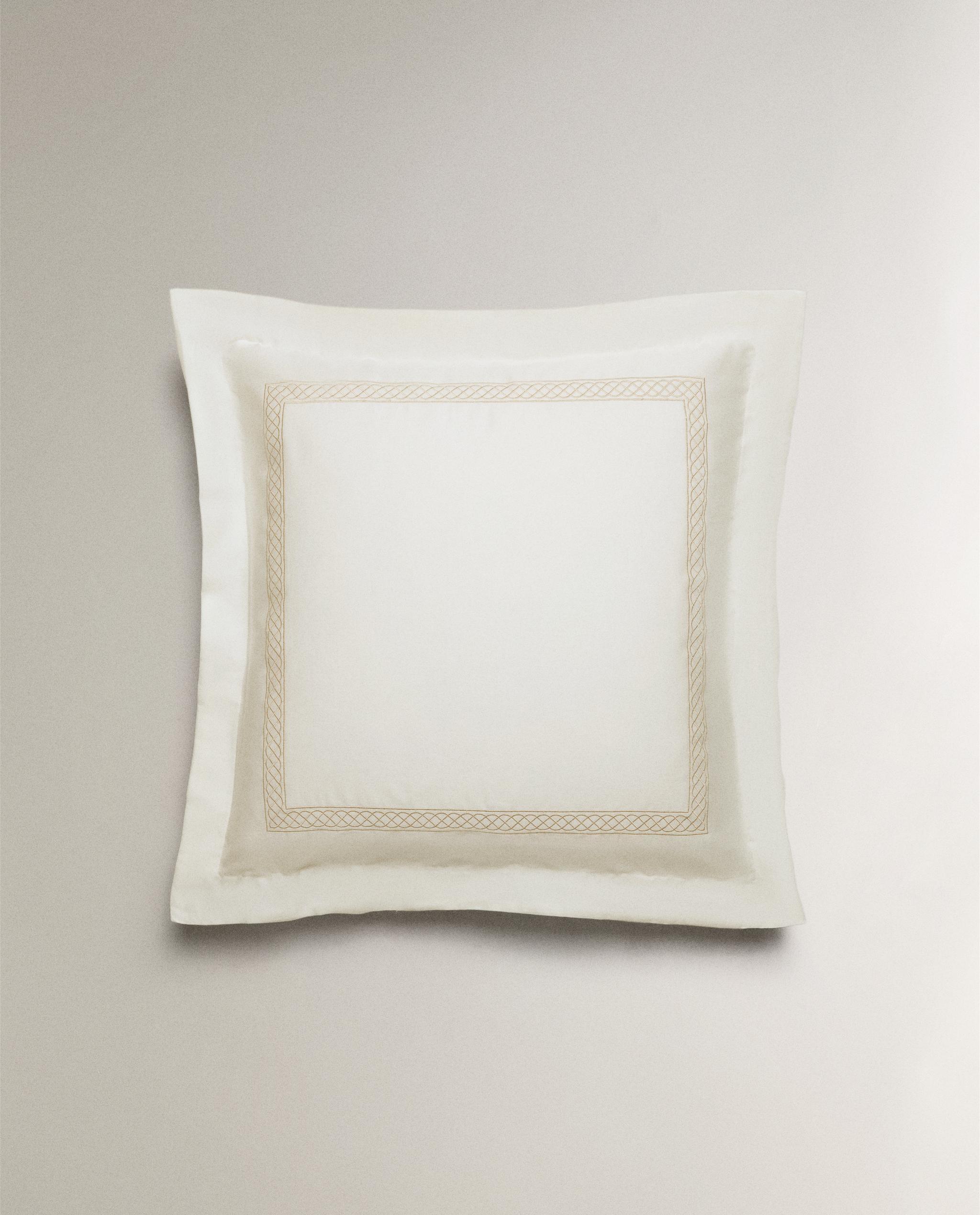 EMBROIDERED SATEEN PILLOWCASE product thumbnail 3