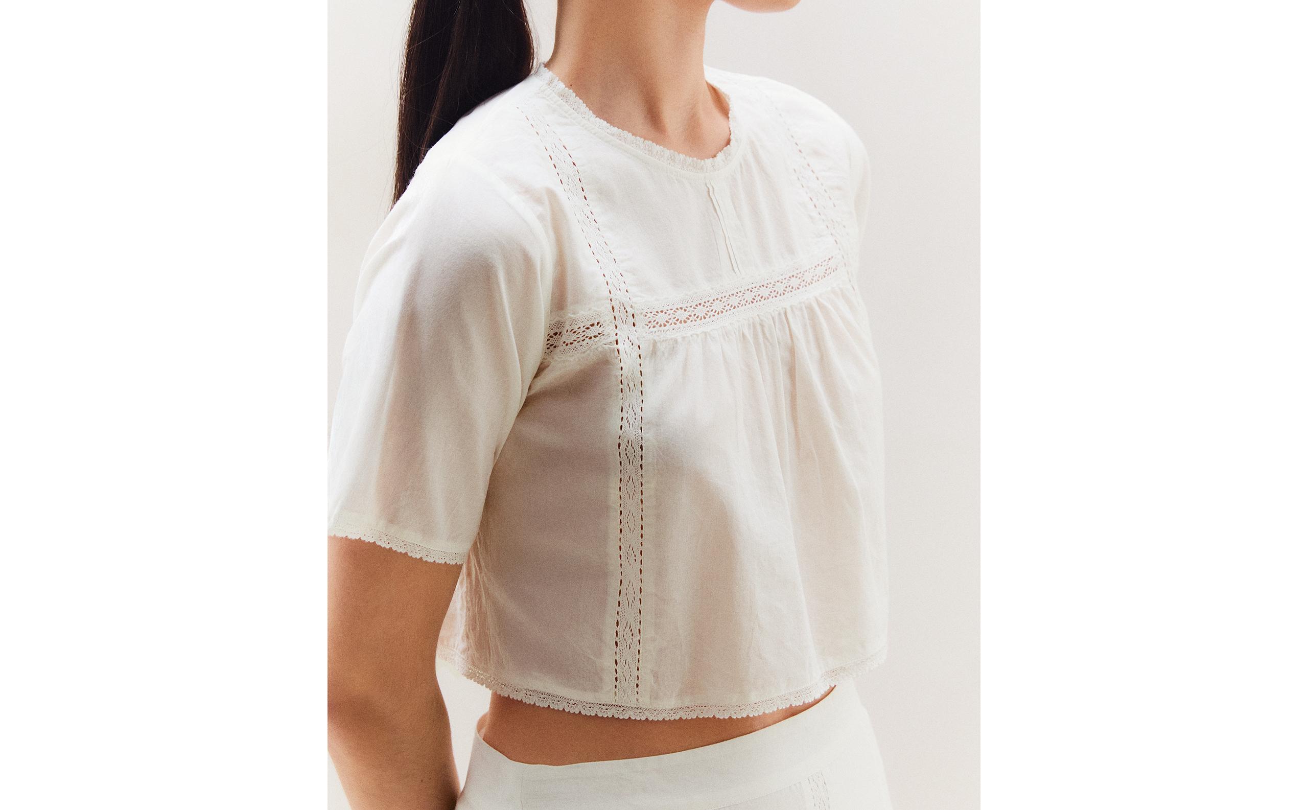 LACE CROP TOP product thumbnail 7