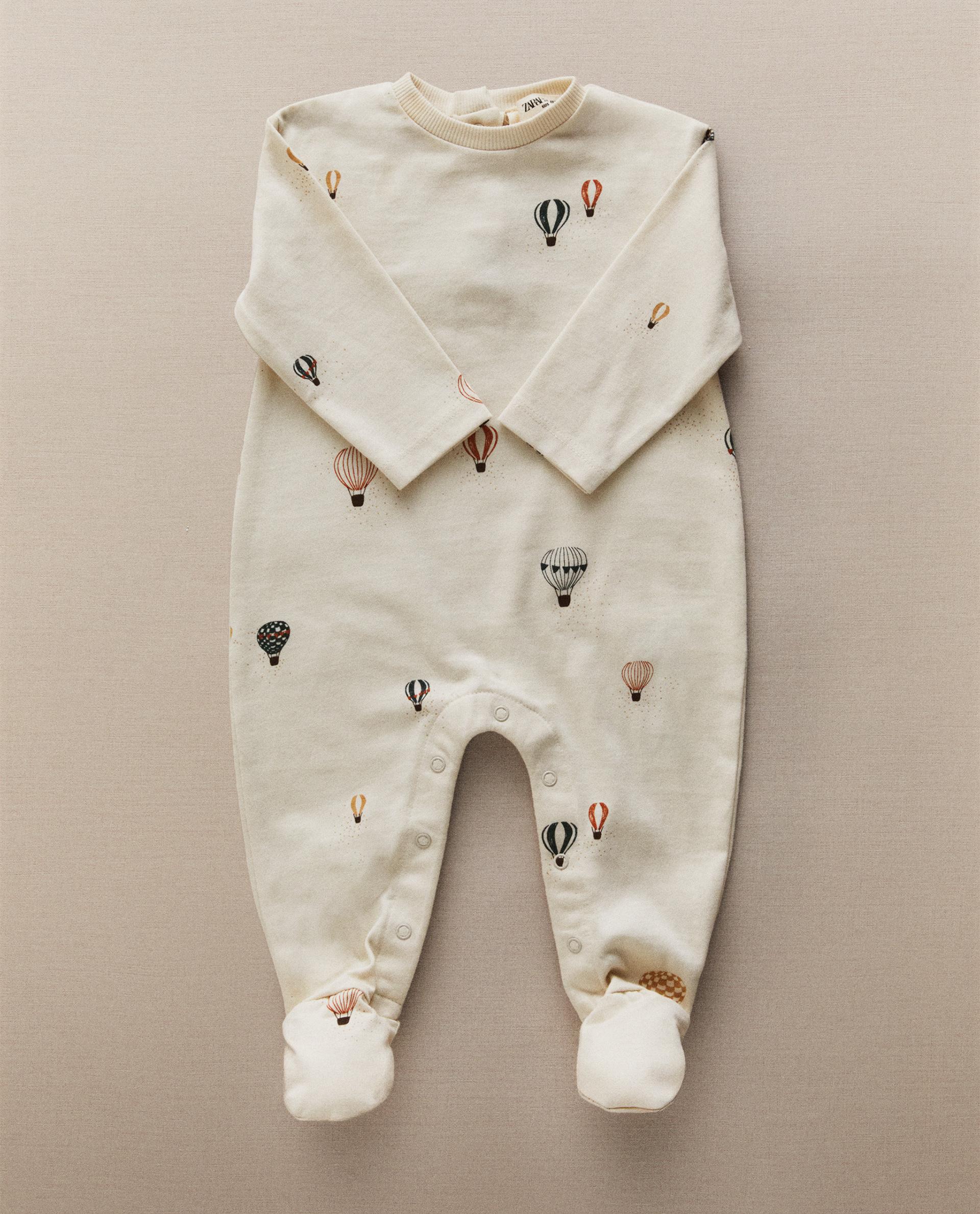 BALLOON COTTON JERSEY BABY ROMPER BALLOON COTTON JERSEY BABY ROMPER