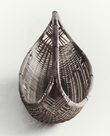 WOVEN METAL BASKET LOW I COLIN KING