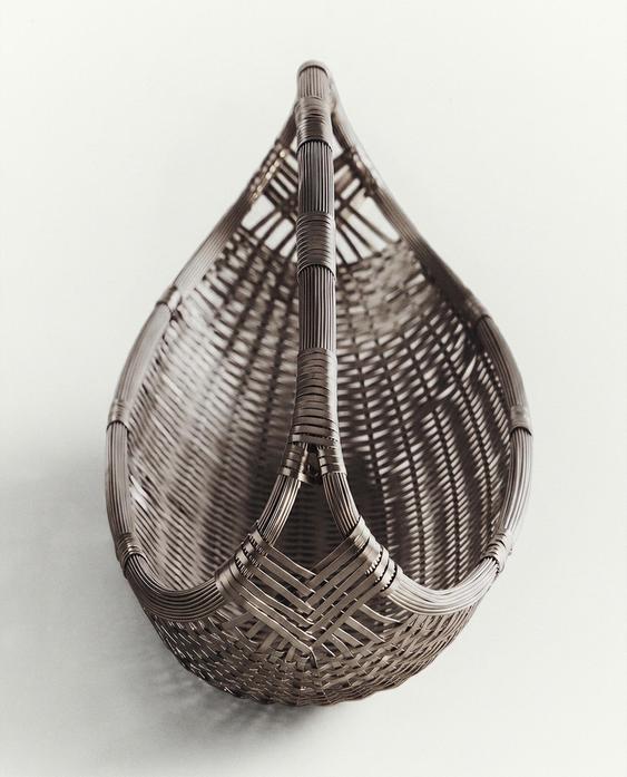 WOVEN METAL BASKET LOW I COLIN KING