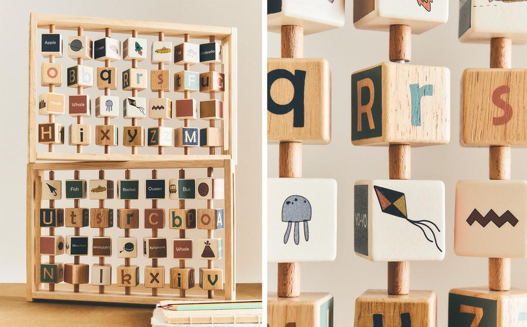 KIDS' WOODEN ALPHABET TOY KIDS' WOODEN ALPHABET TOY