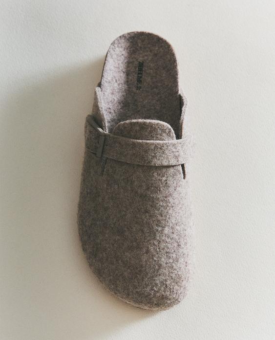 ZUECO FIELTRO HEBILLA ZUECO FIELTRO HEBILLA