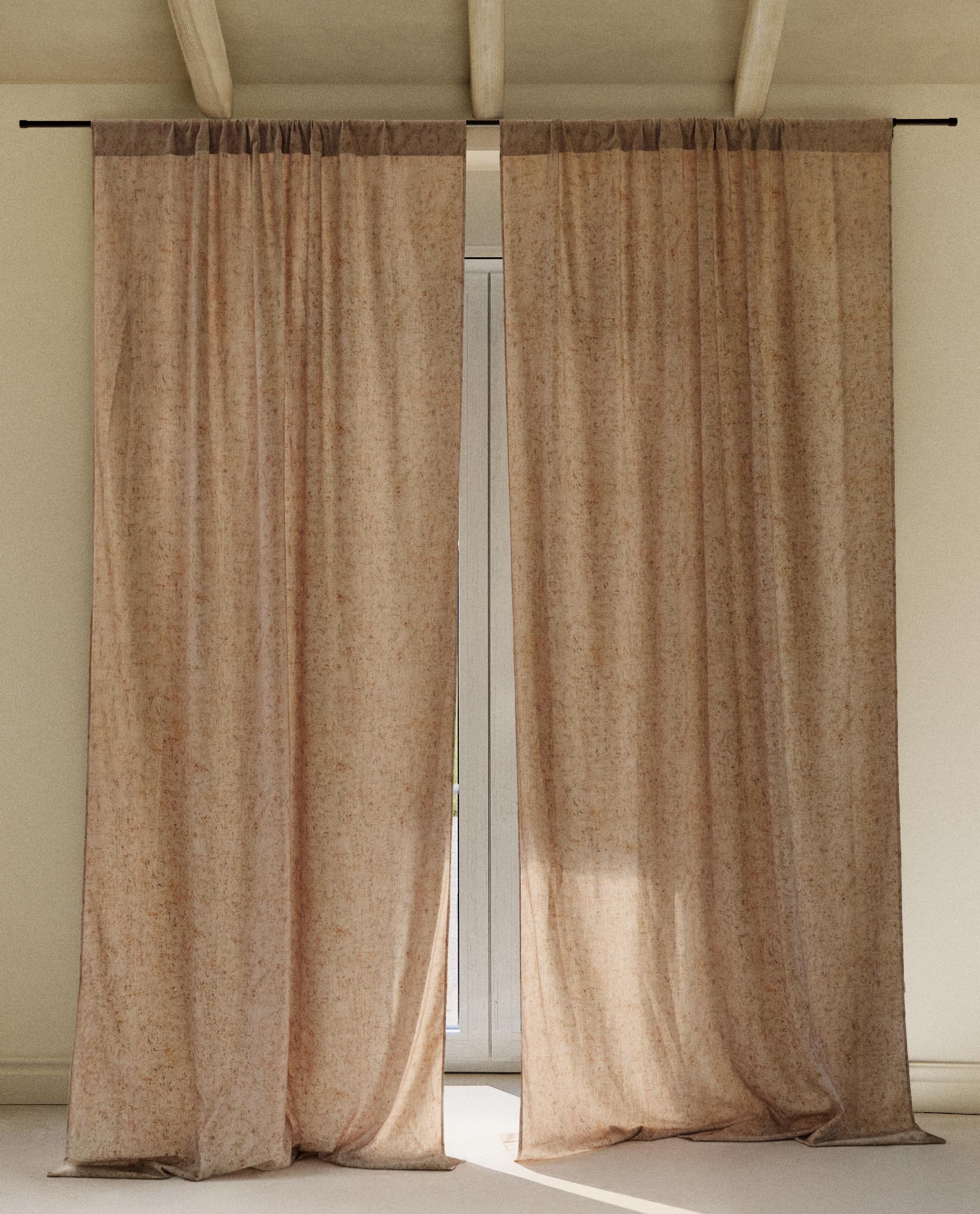 MEDIUM OPACITY FLORAL CURTAIN product thumbnail 9