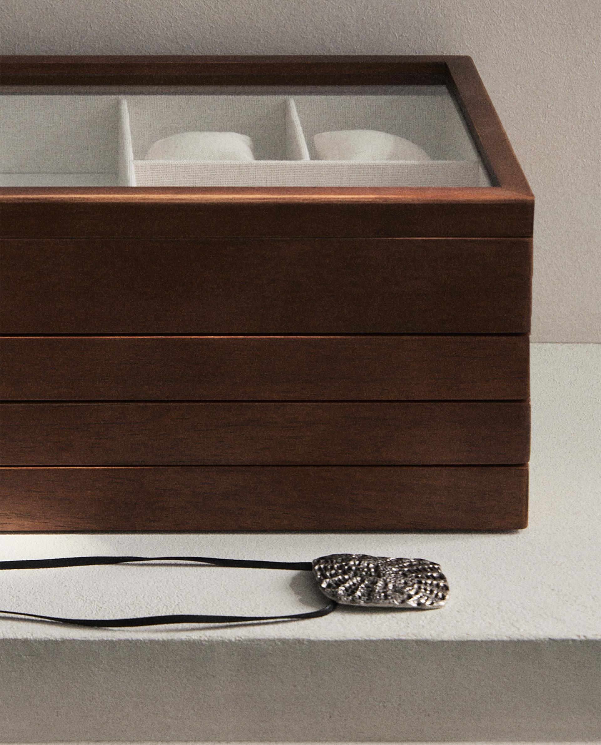 LARGE WOODEN JEWELRY BOX | Zara Home United States of America