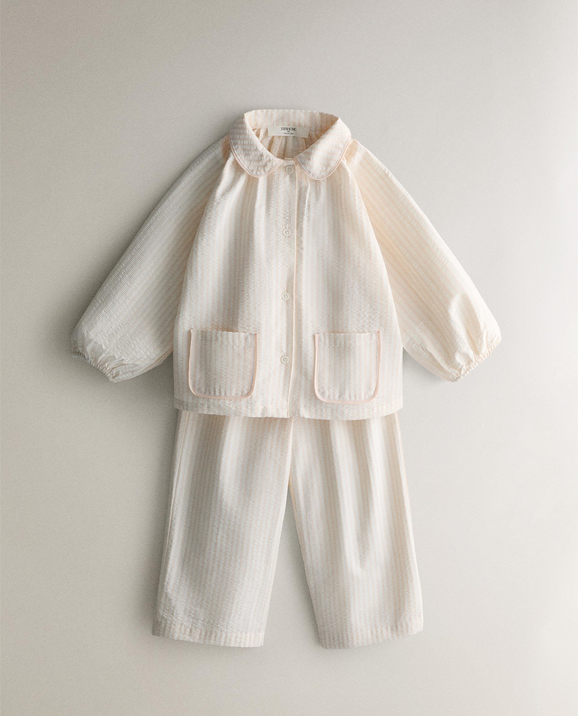 PYJAMA ENFANT SEERSUCKER POIGNETS Zara Home France