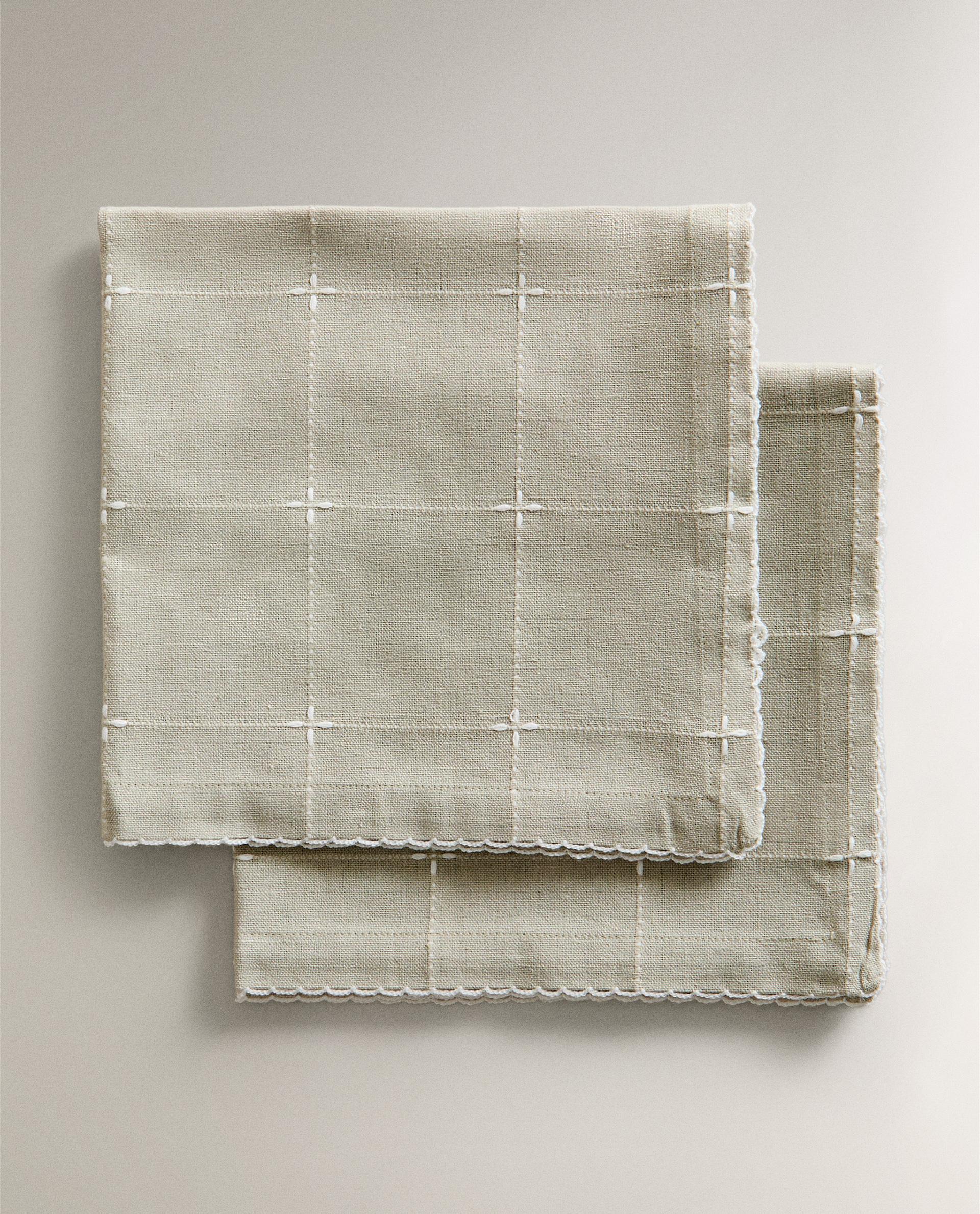 Servilletas Hilo Tintado (2 unidades) | Zara Home España