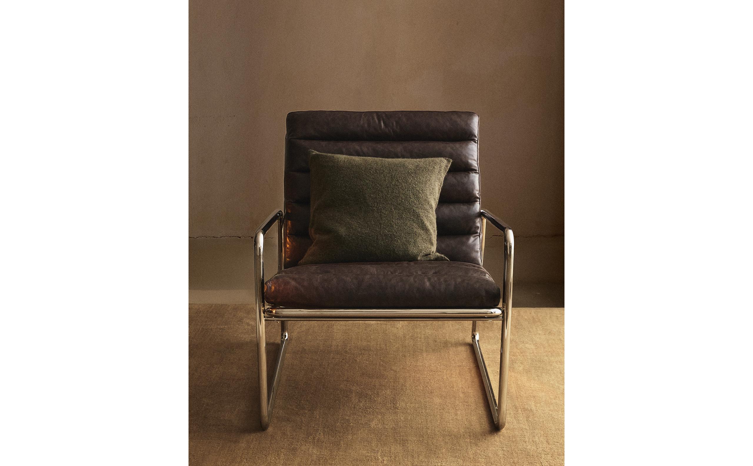 メタル＆レザー アームチェア | Zara Home 日本/Japan