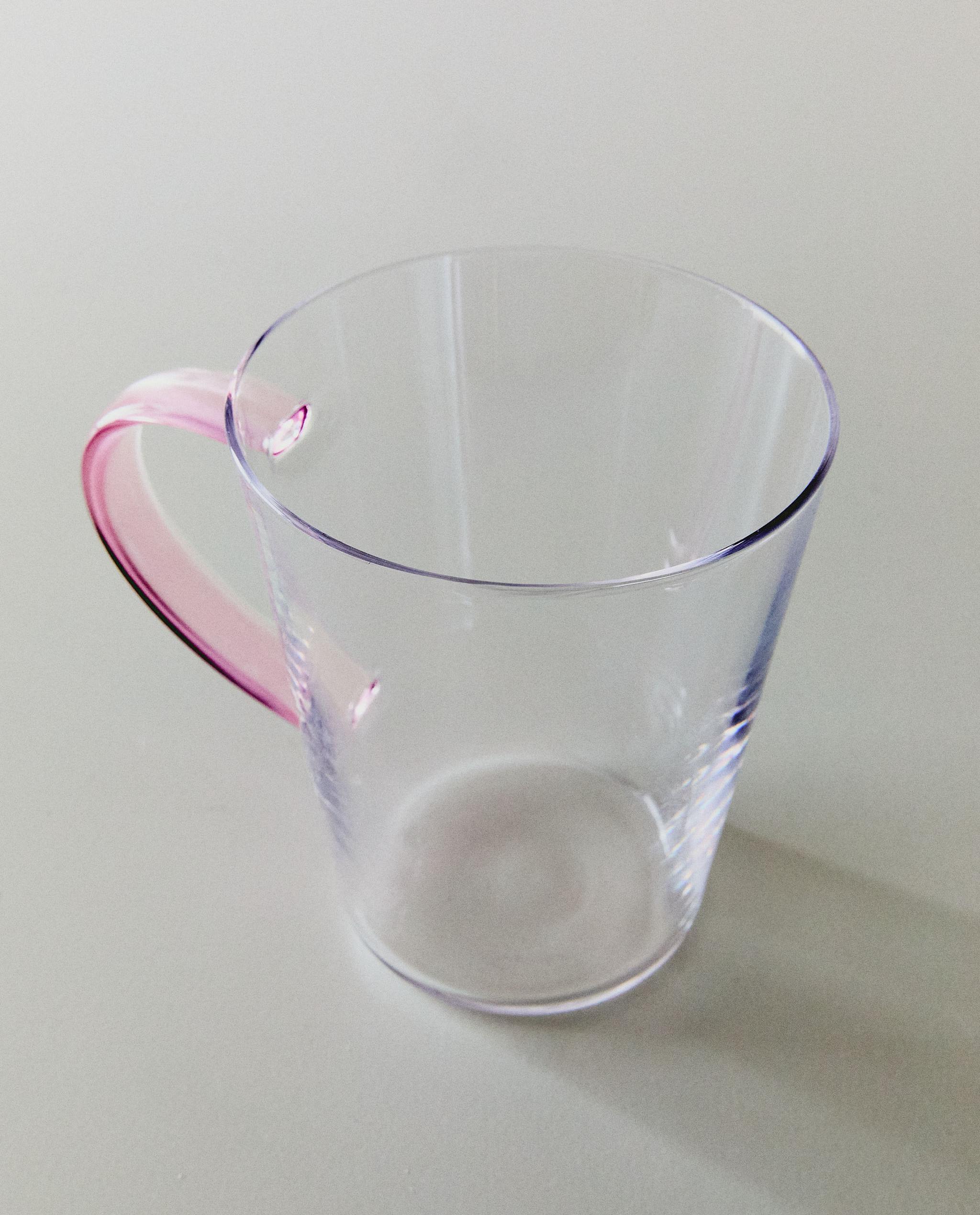BOROSILICATE GLASS MUG WITH COLOURED HANDLE product thumbnail 18