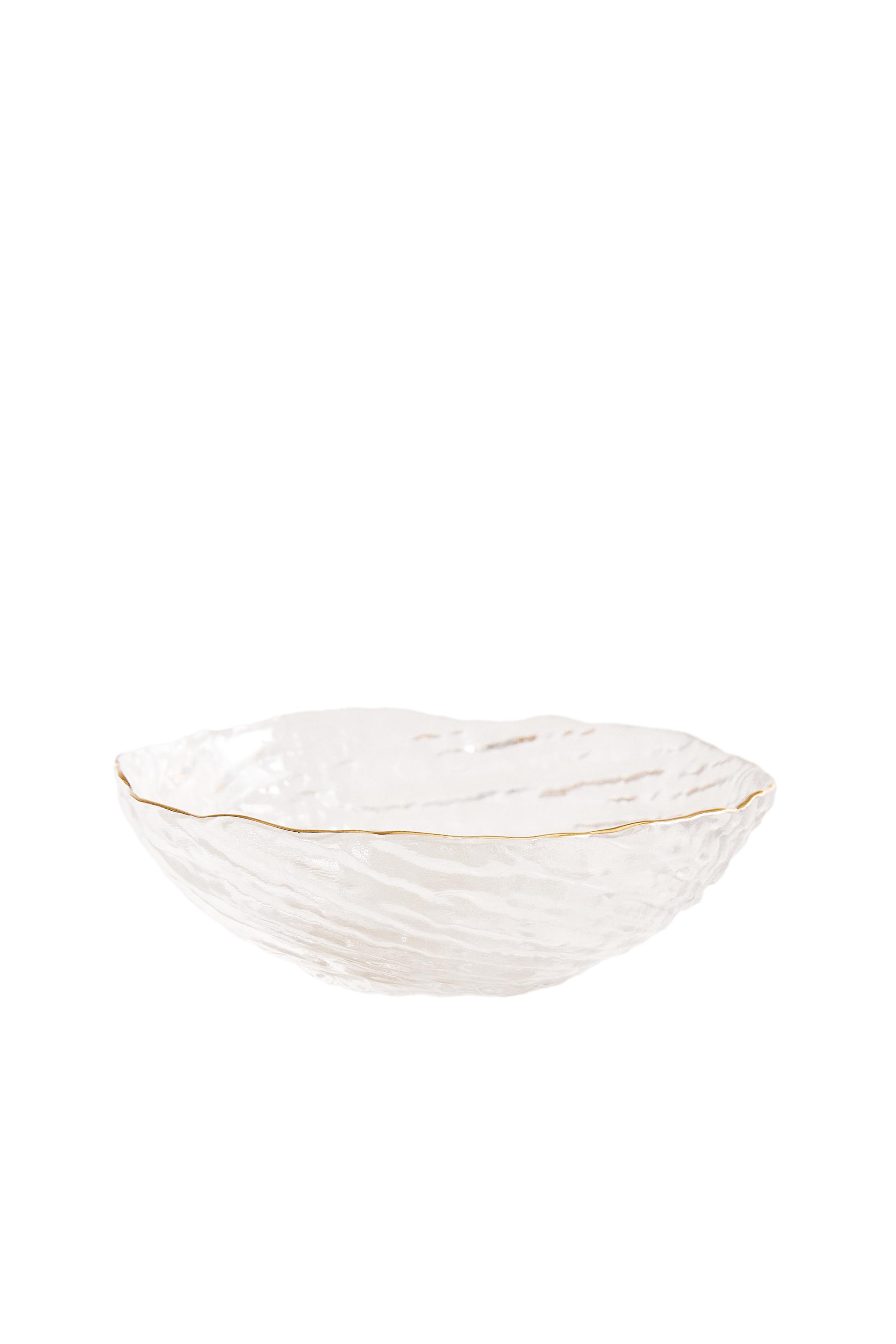 GLASS BOWL WITH GOLD RIM product thumbnail 9