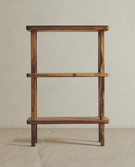 ESTANTERÍA DE MADERA DE ACACIA