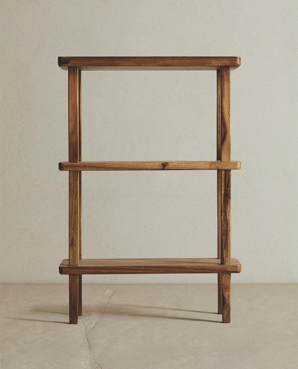 ESTANTE DE MADEIRA DE ACÁCIA