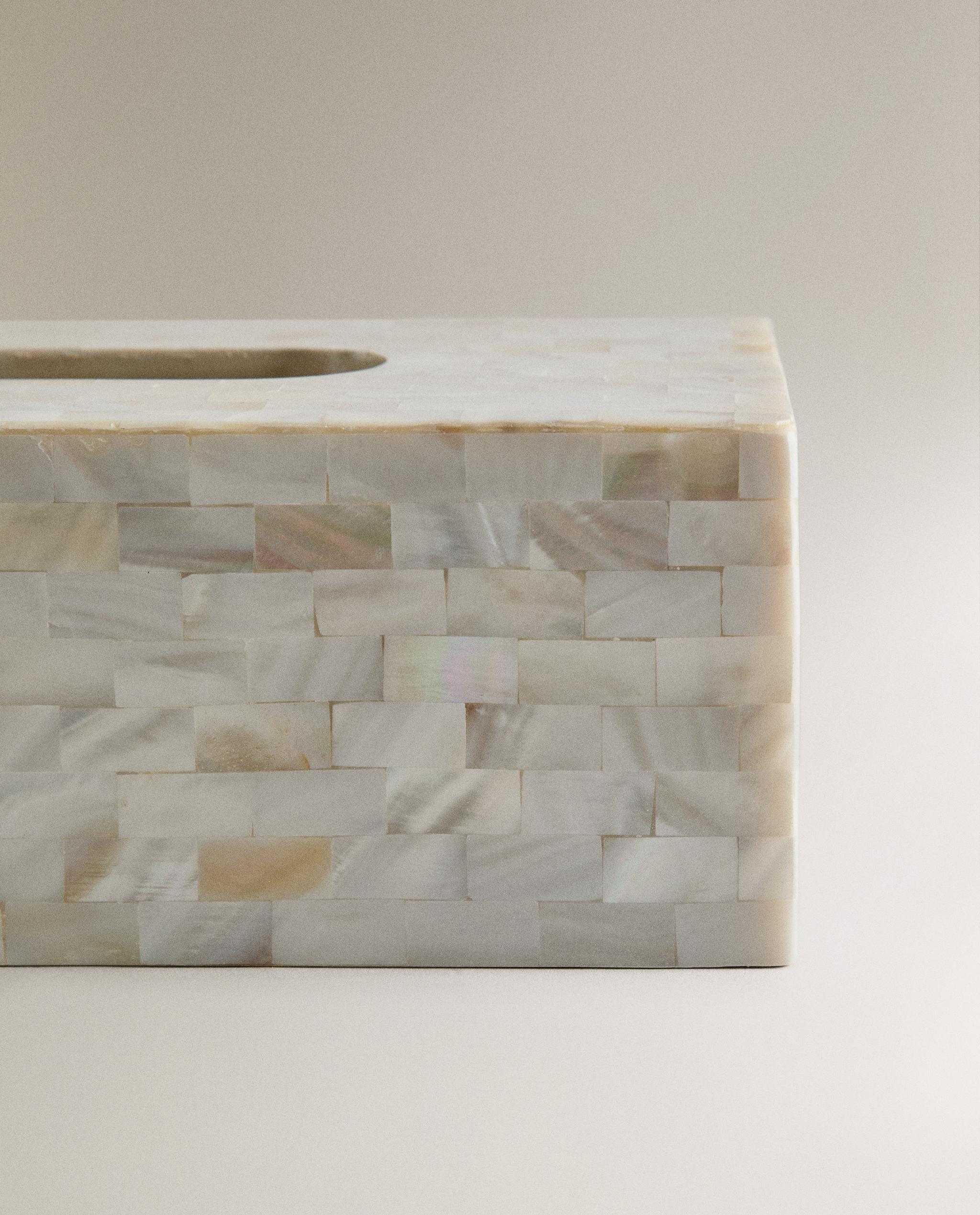 MOTHER-OF-PEARL EFFECT TISSUE BOX product thumbnail 3