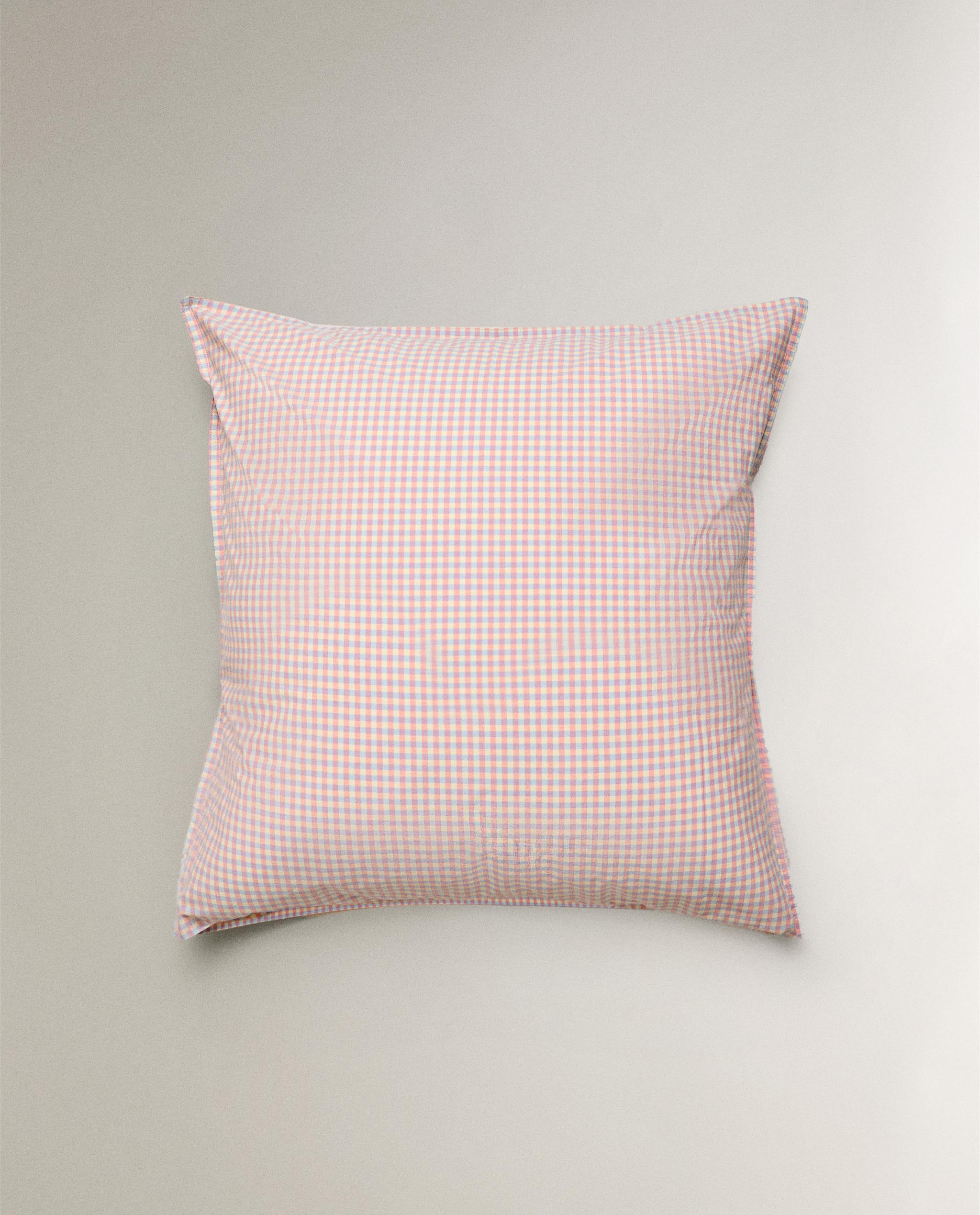 KIDS' GINGHAM COTTON PILLOWCASE product thumbnail 7