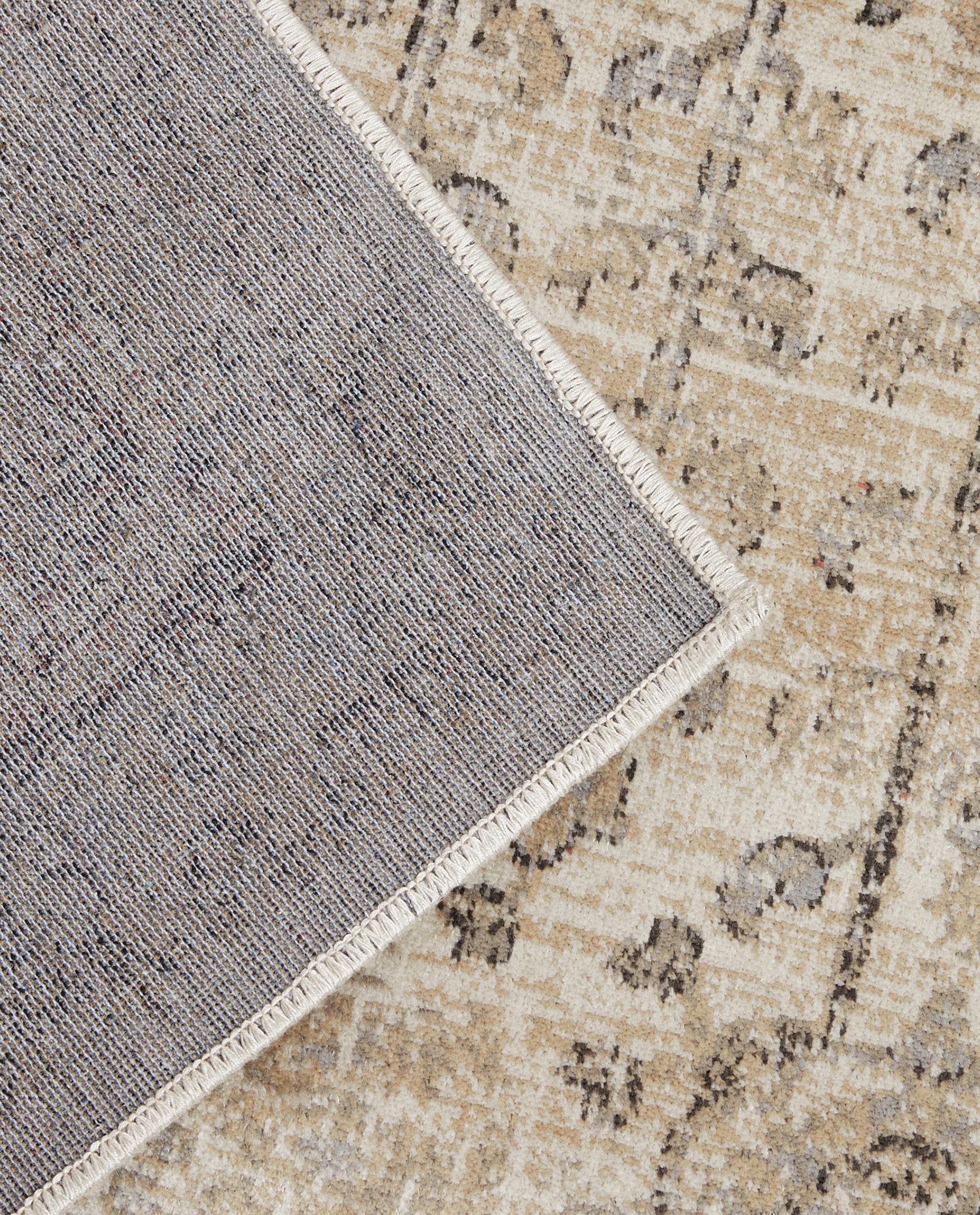 RECTANGULAR VINTAGE-EFFECT RUG