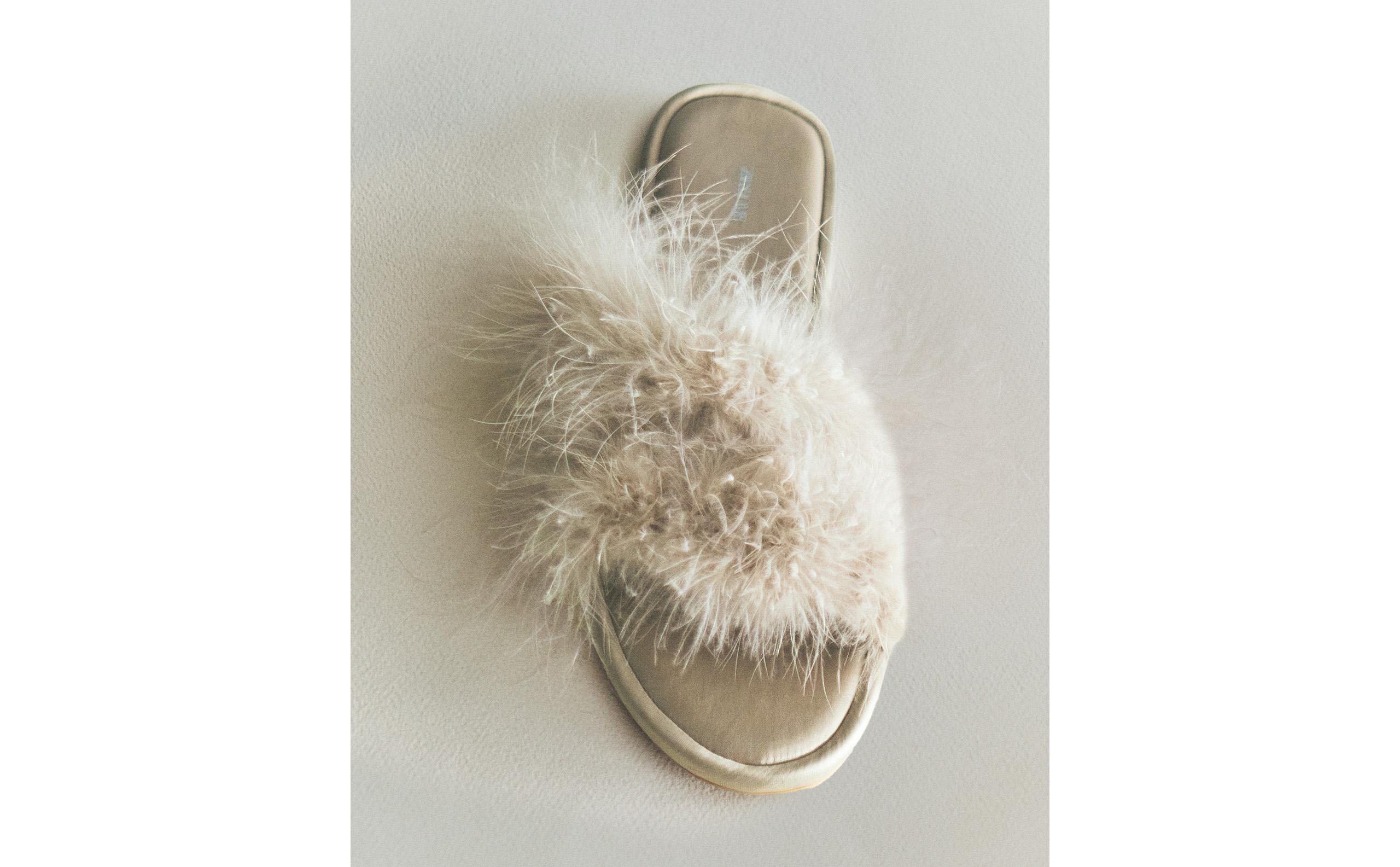 OPEN SLIPPERS WITH FEATHERS product thumbnail 9