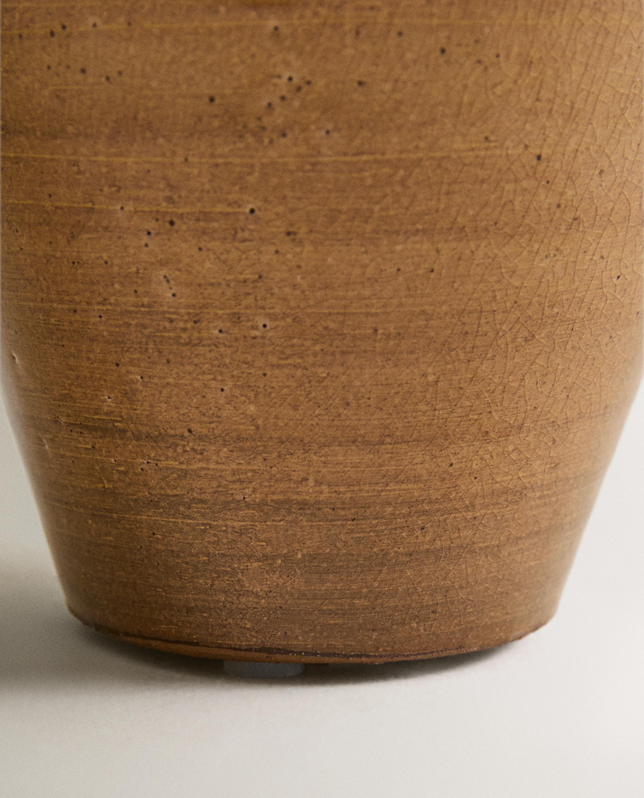 DECORATIVE HULU-SHAPED CERAMIC VASE product thumbnail 2