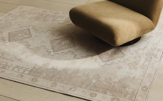 ALFOMBRA EFECTO VINTAGE ROMBOS