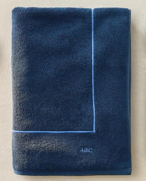 SERVIETTE DE BAIN PLAGE LISSE BORDURE
