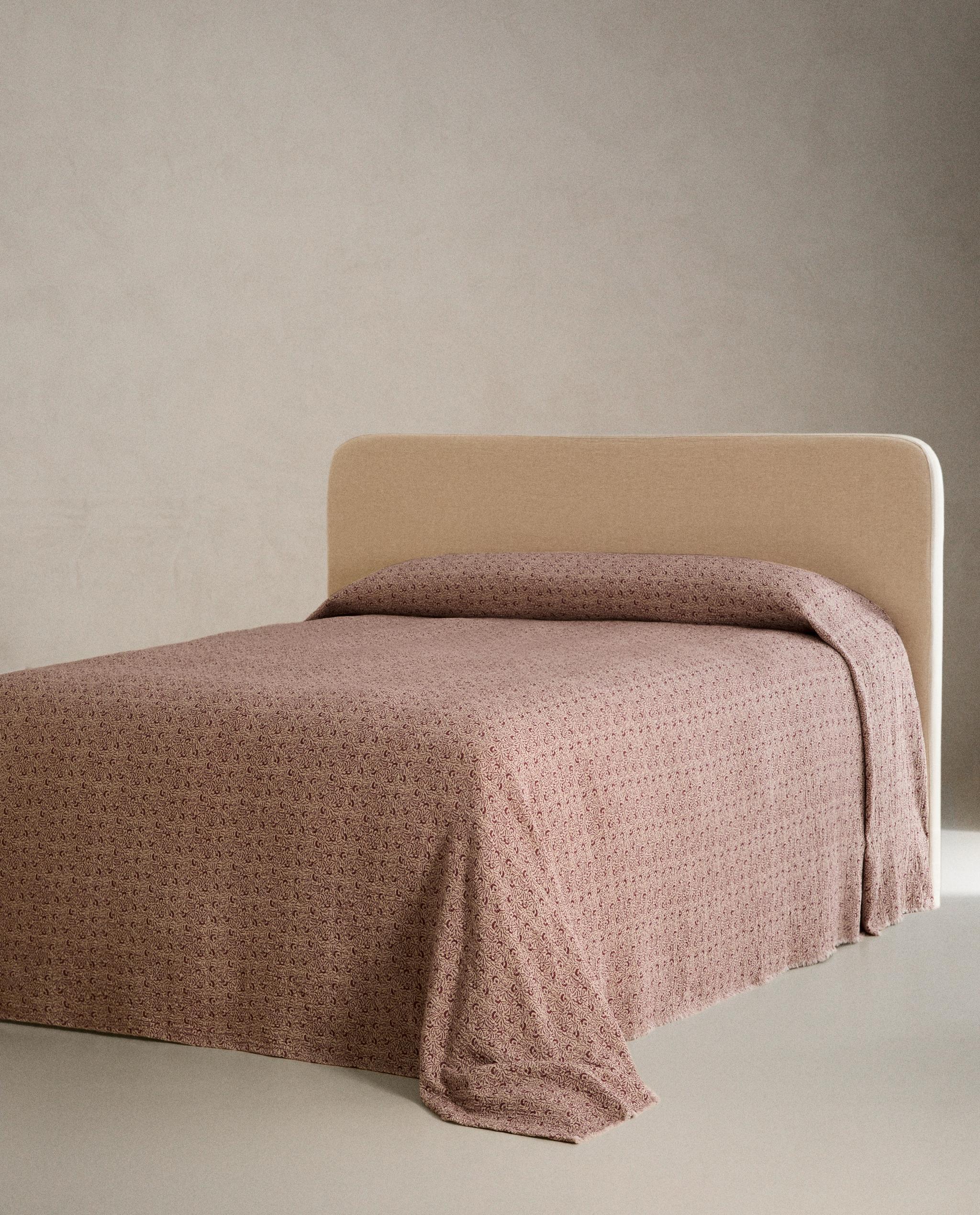 BRANCH PRINT COTTON AND LINEN BEDSPREAD product thumbnail 6