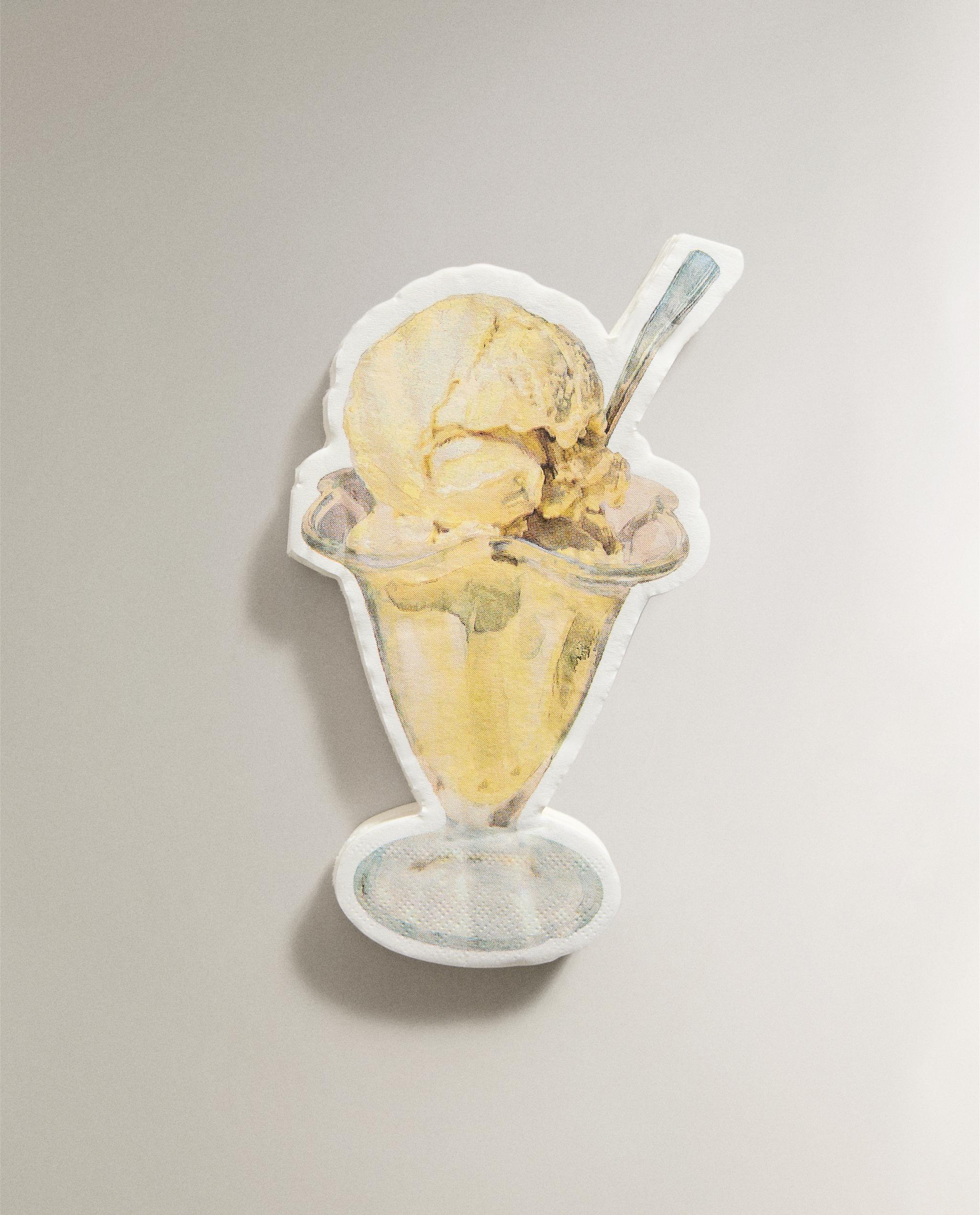 PACK OF ICE CREAM CUP PAPER NAPKINS (PACK OF 20) product thumbnail 3