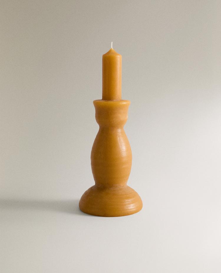 WHITE LOTUS SCENTED CANDLESTICK CANDLE