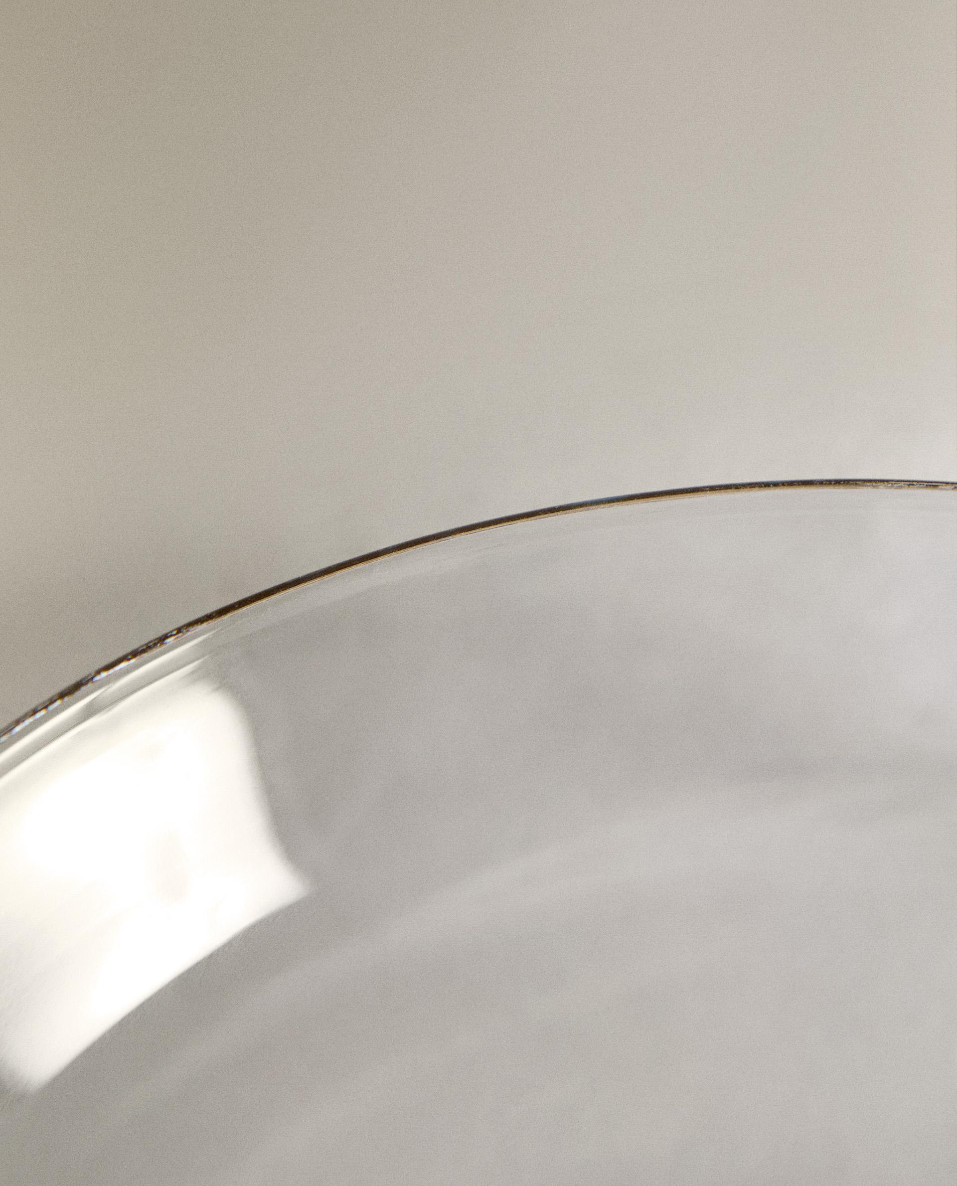 BOROSILICATE GLASS SIDE PLATE WITH RIM product thumbnail 3