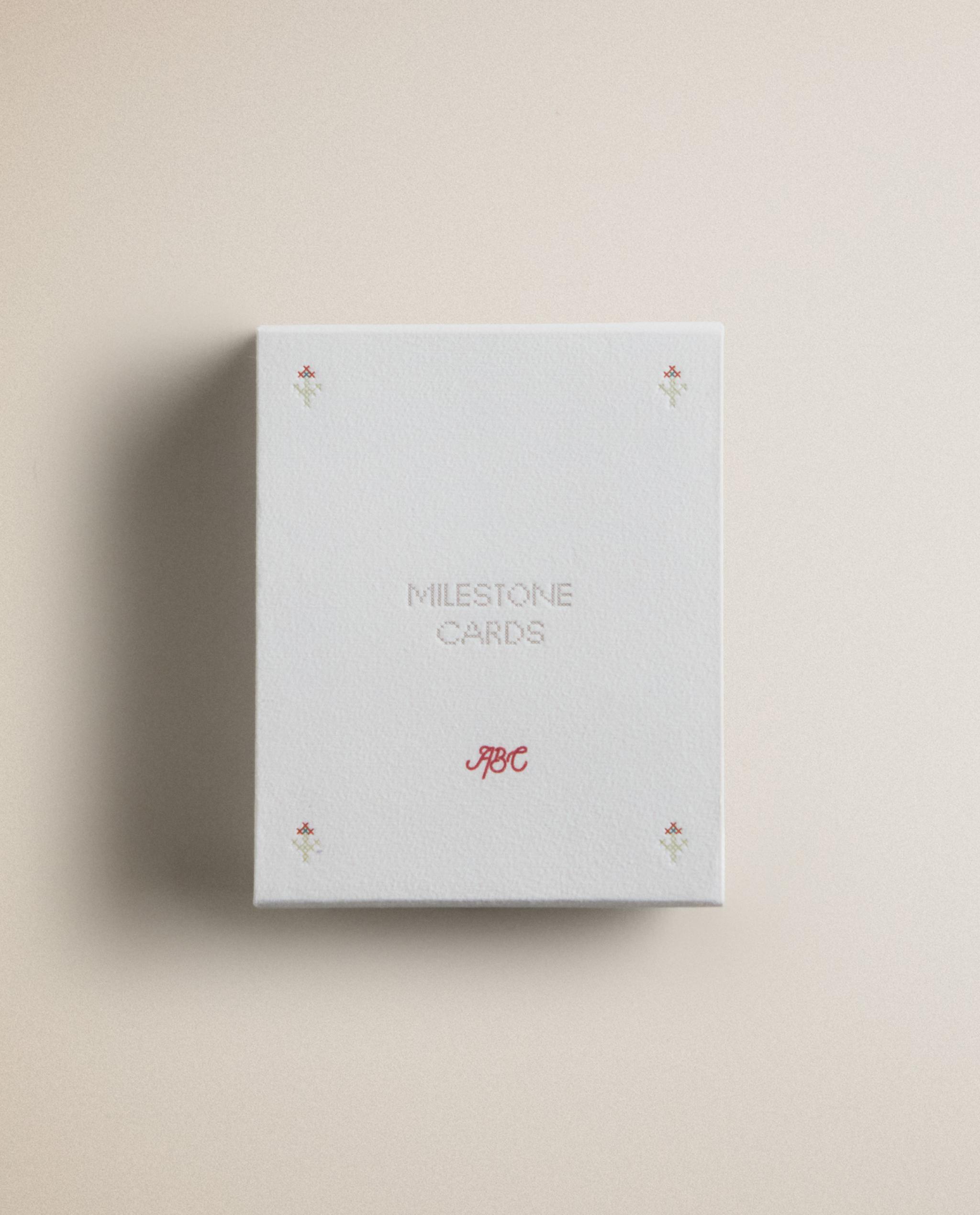 BABY MONTHLY MILESTONE KIT - 12 FLORAL CARDS product thumbnail 11