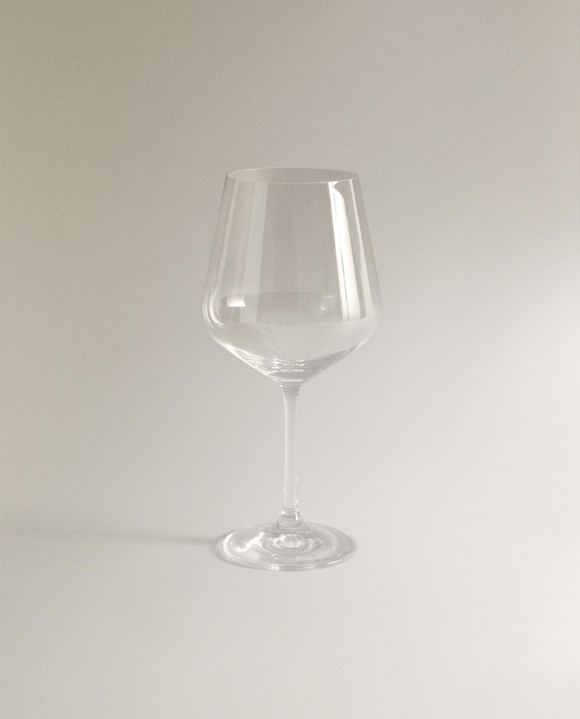 LARGE BOHEMIA CRYSTAL GLASS