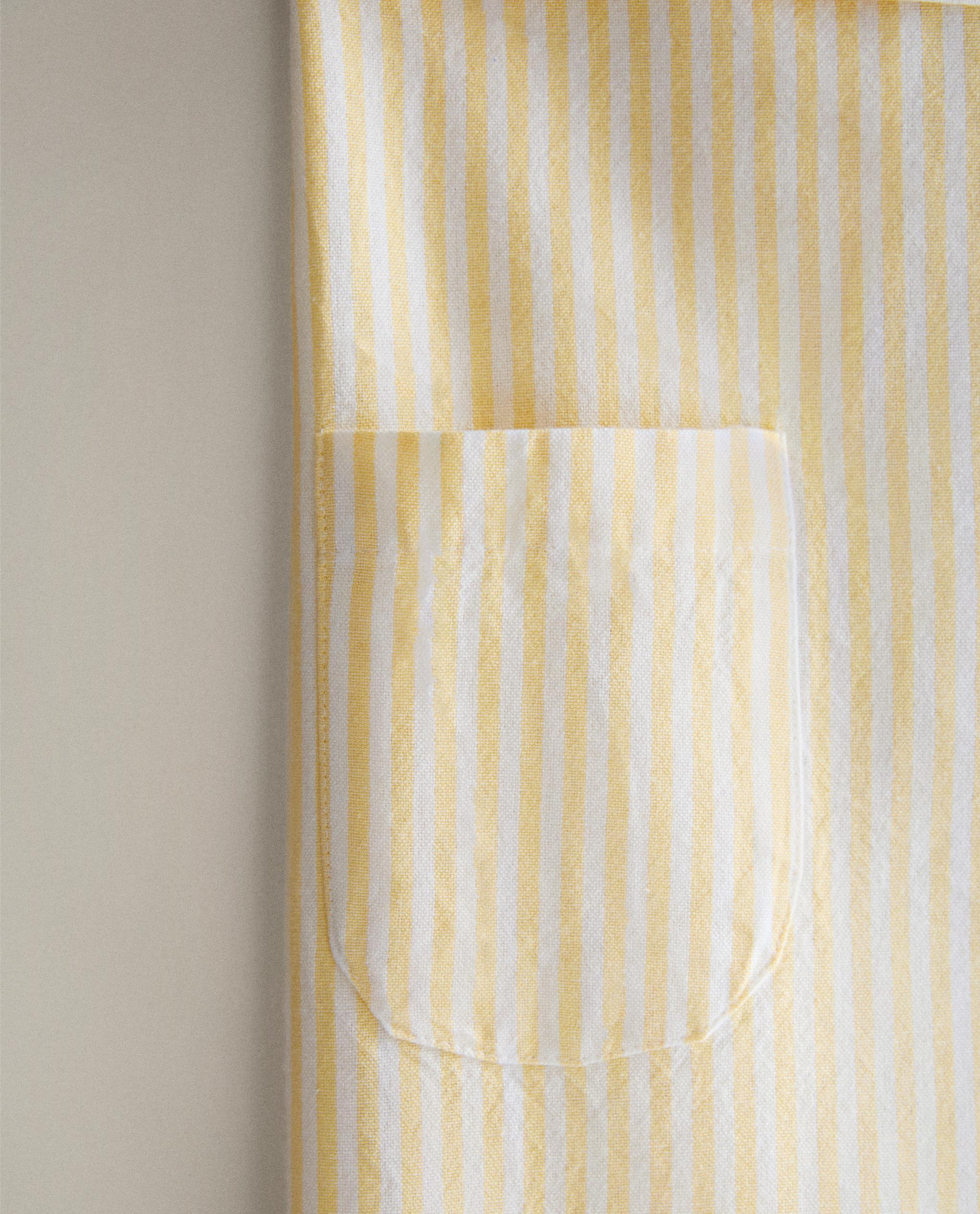 STRIPED APRON WITH RUFFLE TRIM product thumbnail 6