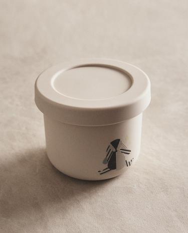 CUTIE PRÂNZ COPII SILICON IEPURE