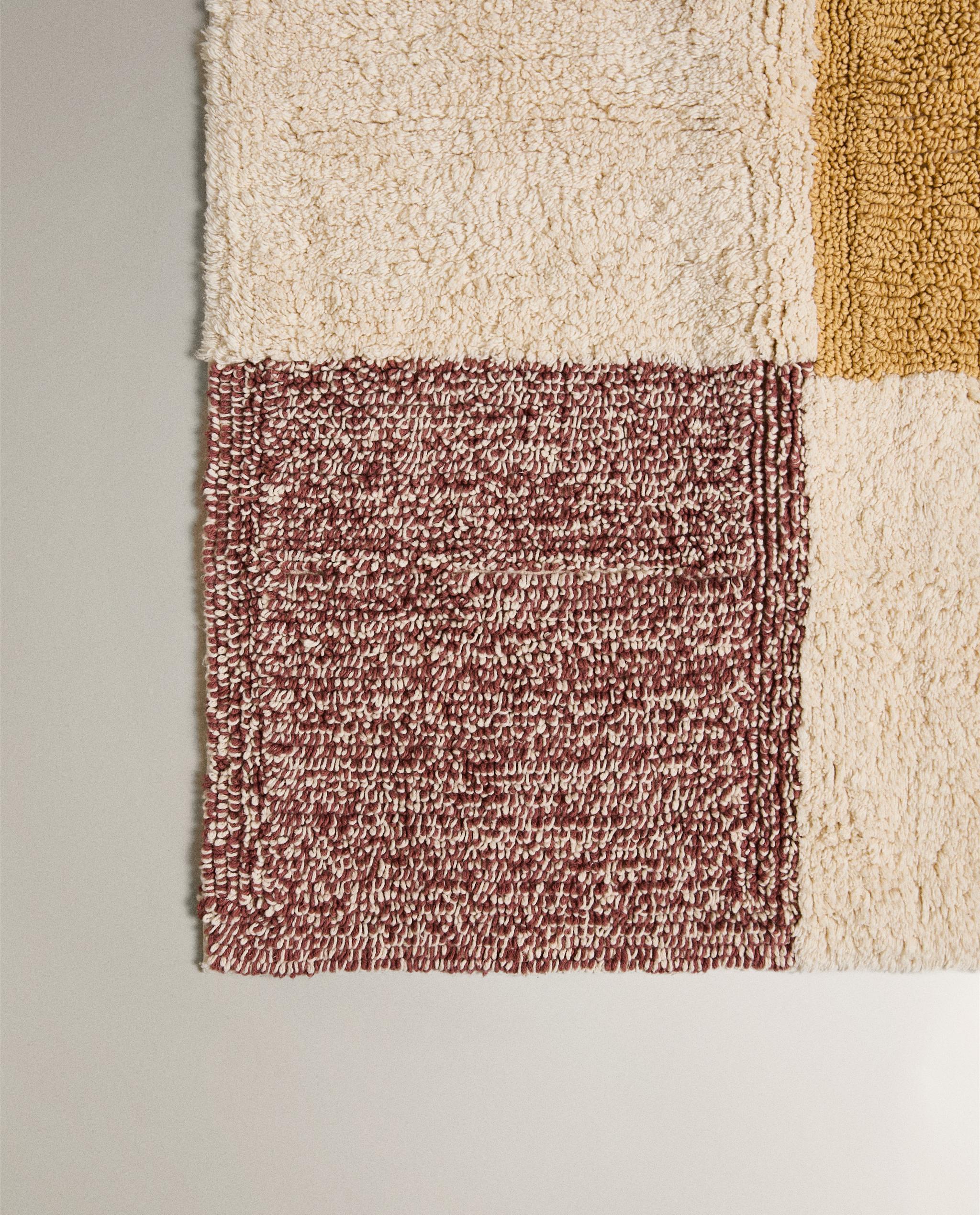 パッチワークニットラグ キッズ コットン パッチワーク ラグ | Zara Home 日本/Japan