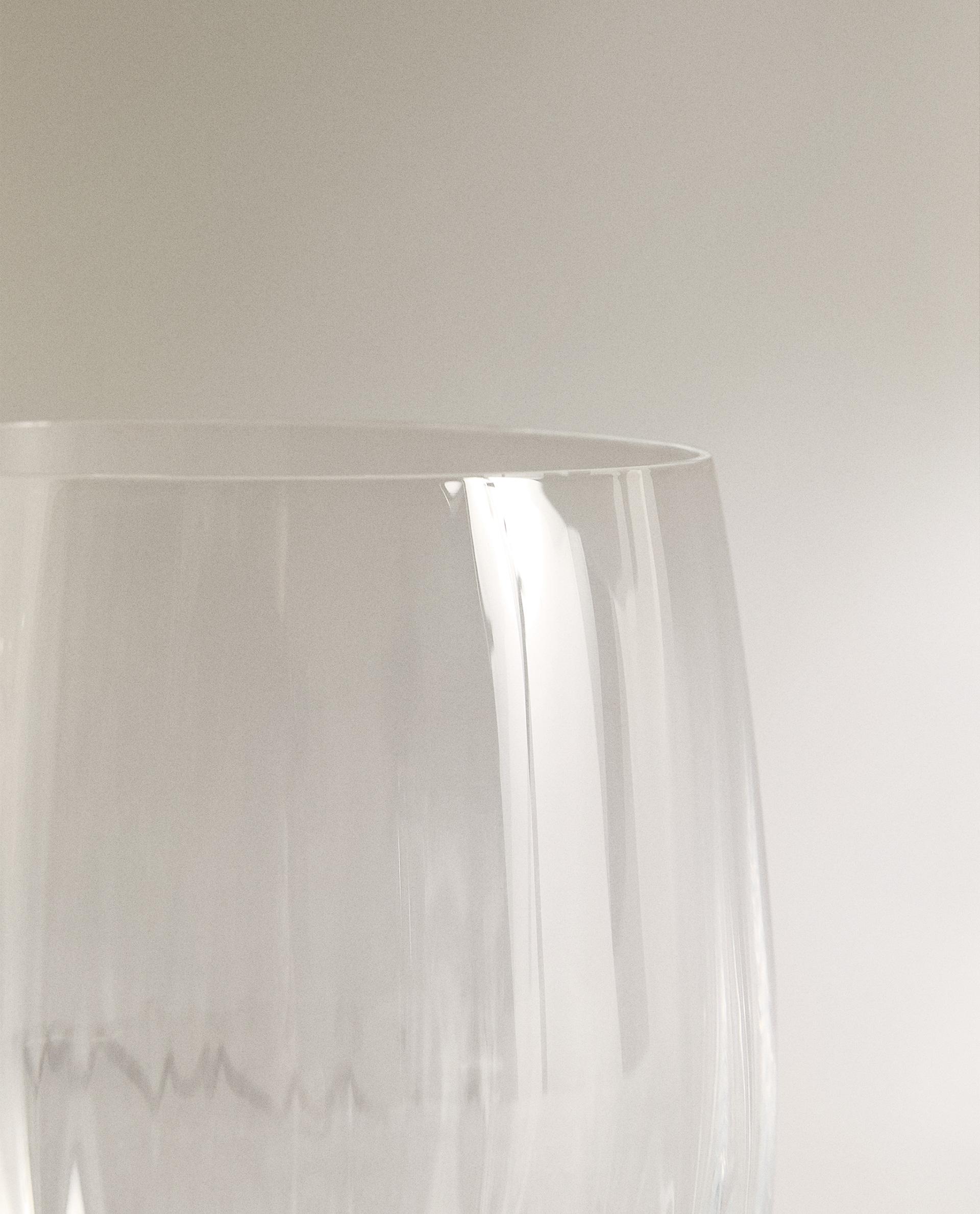 BOHEMIA CRYSTAL TUMBLER WITH LINES