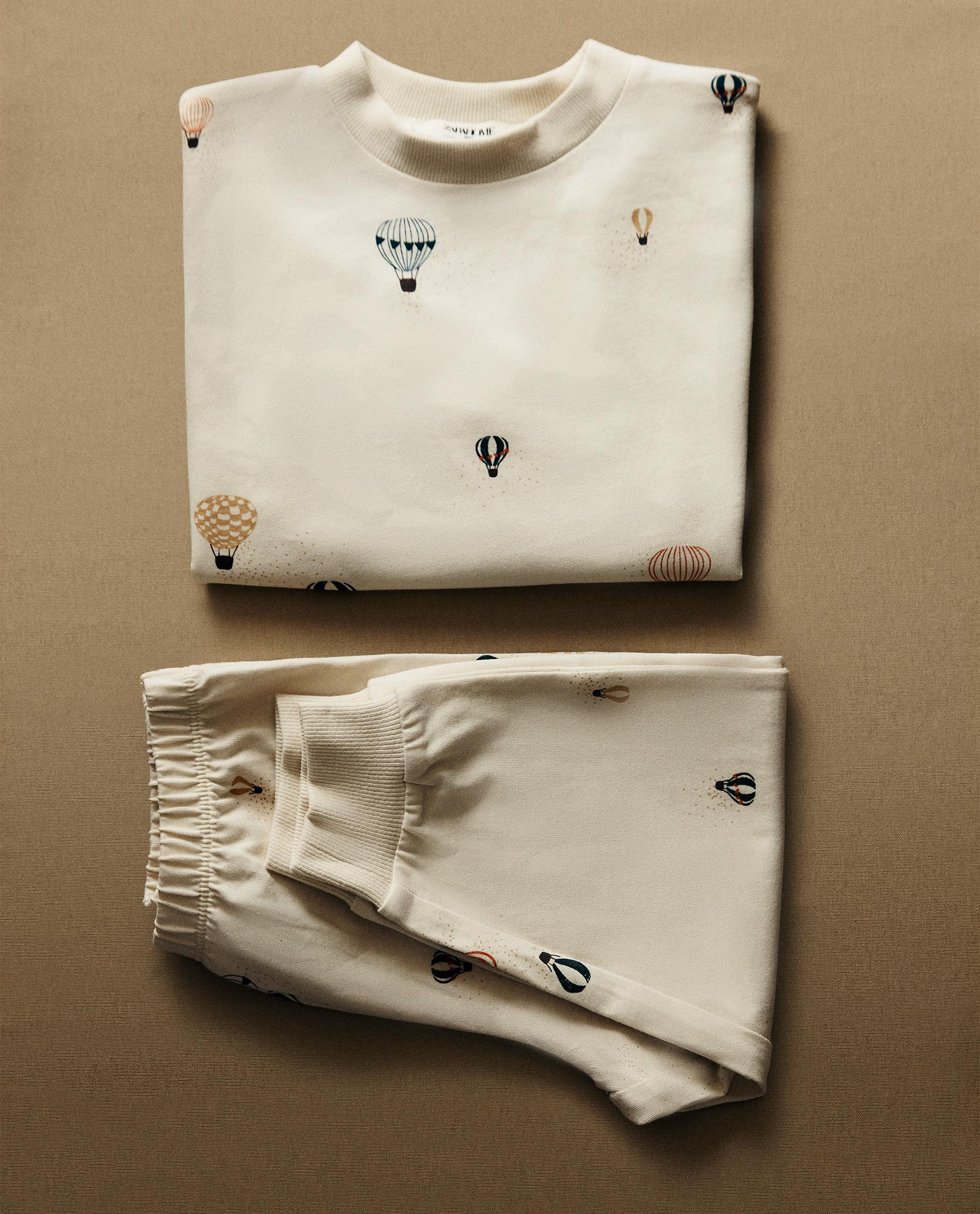 KIDS' BALLOON COTTON JERSEY SET OF PYJAMAS product thumbnail 11