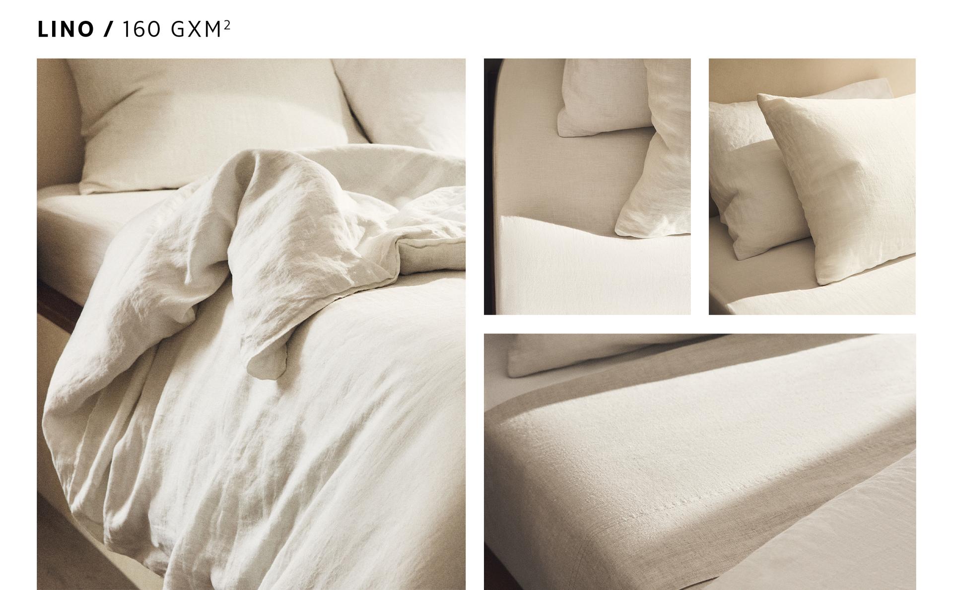 (160 GXM²) LINEN SHEET SET